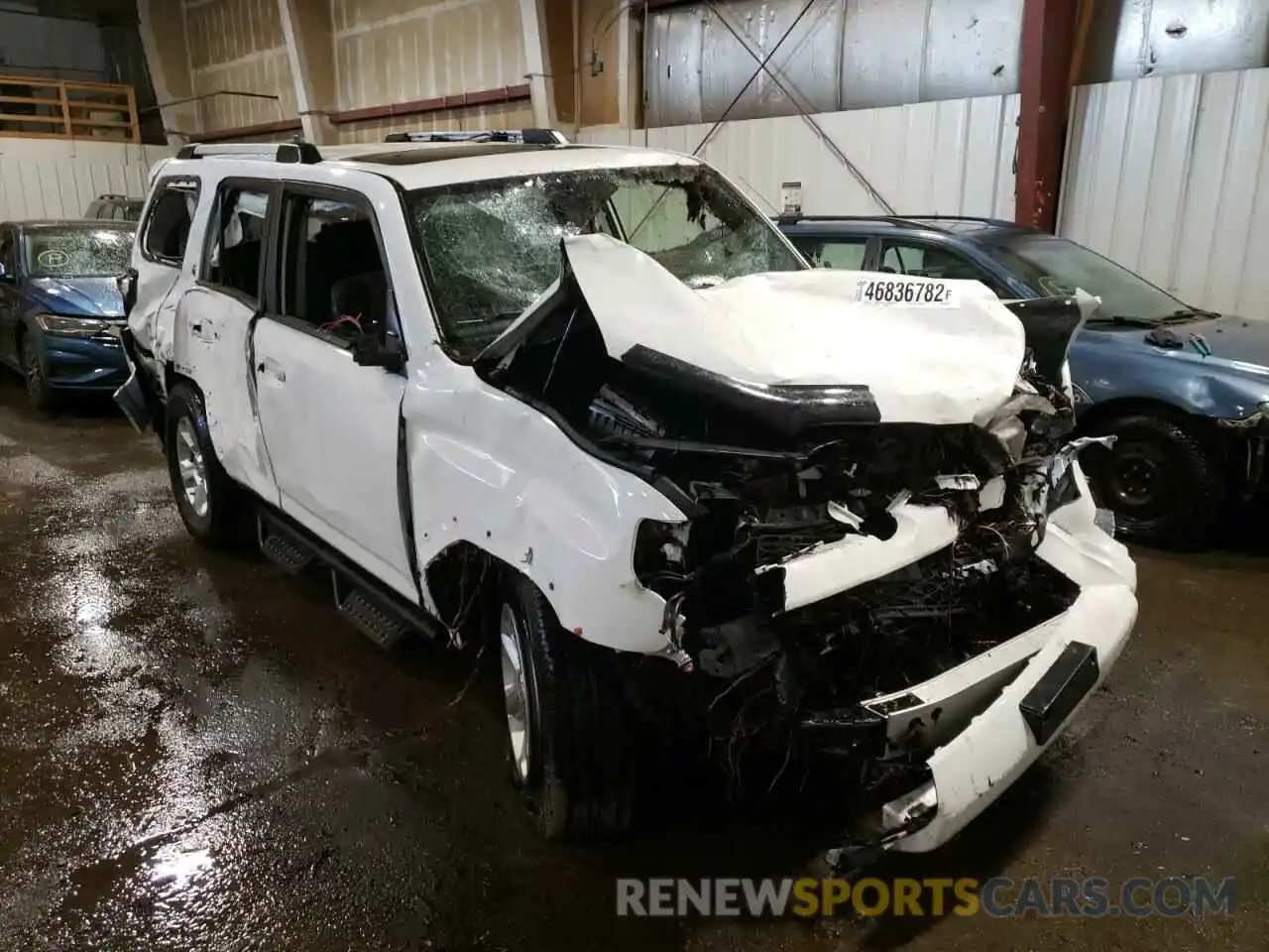 1 Photograph of a damaged car JTENU5JR7M5968007 TOYOTA 4RUNNER 2021