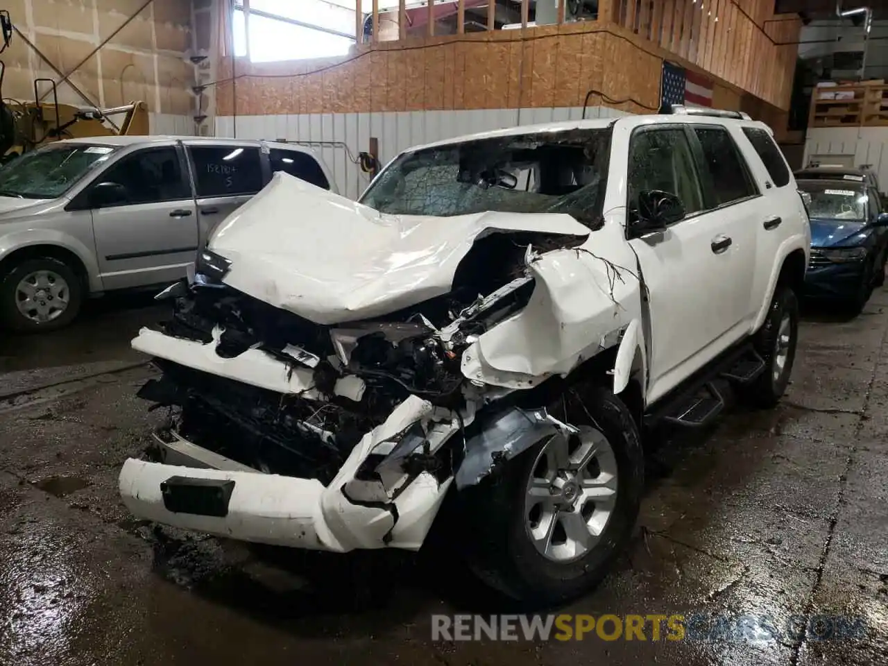 2 Photograph of a damaged car JTENU5JR7M5968007 TOYOTA 4RUNNER 2021