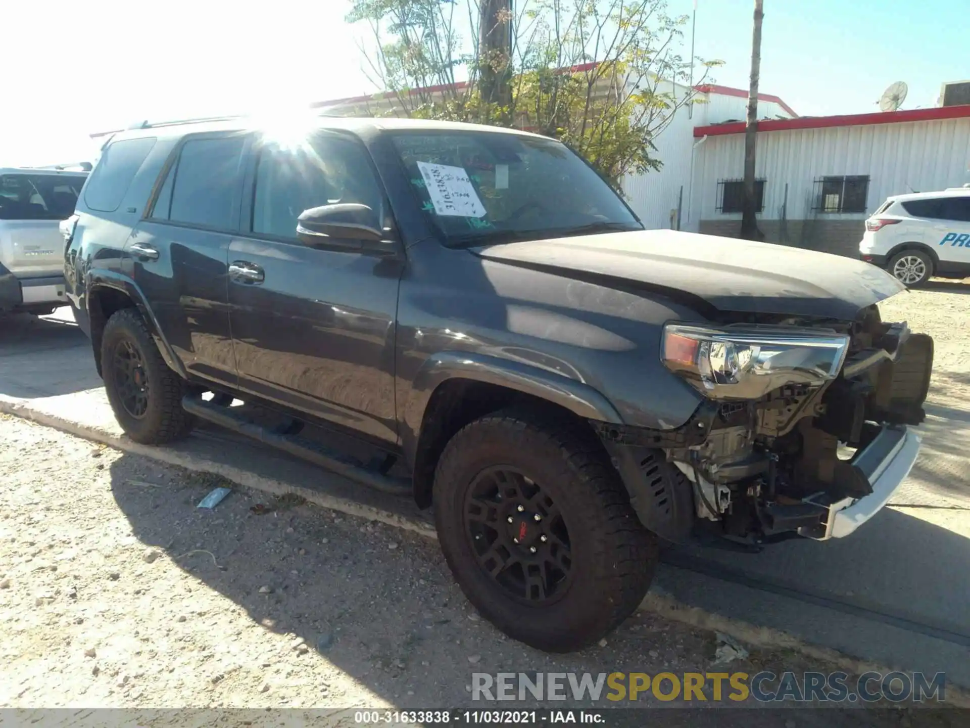 1 Photograph of a damaged car JTENU5JR8M5870135 TOYOTA 4RUNNER 2021