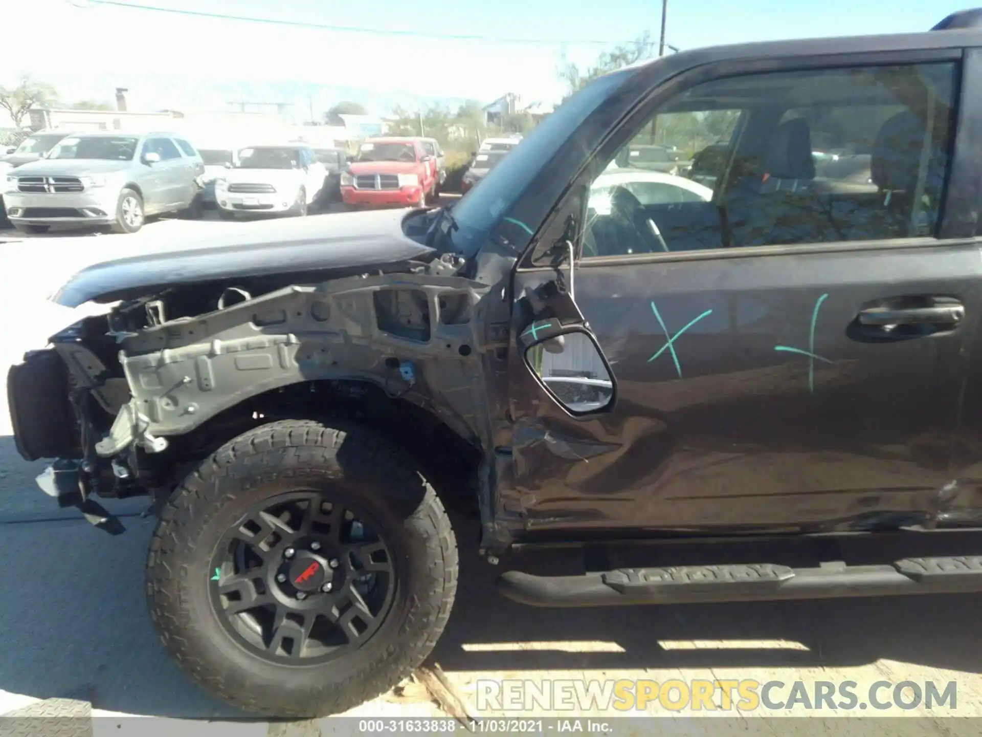 6 Photograph of a damaged car JTENU5JR8M5870135 TOYOTA 4RUNNER 2021