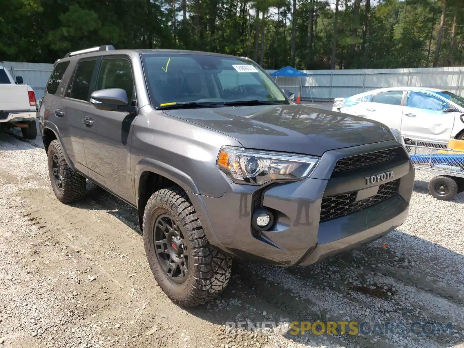 1 Photograph of a damaged car JTENU5JR8M5940376 TOYOTA 4RUNNER 2021