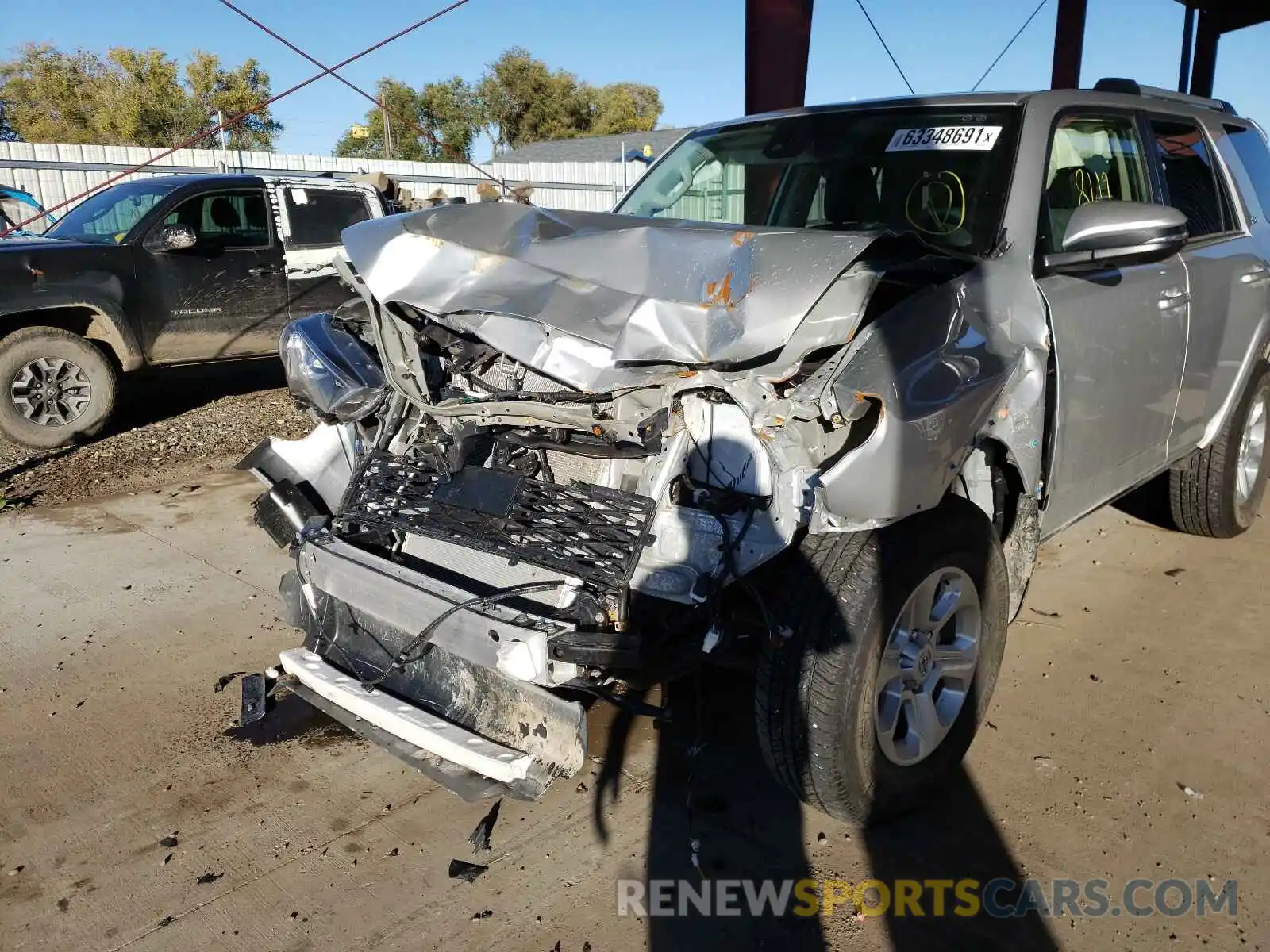 9 Photograph of a damaged car JTENU5JR8M5942967 TOYOTA 4RUNNER 2021