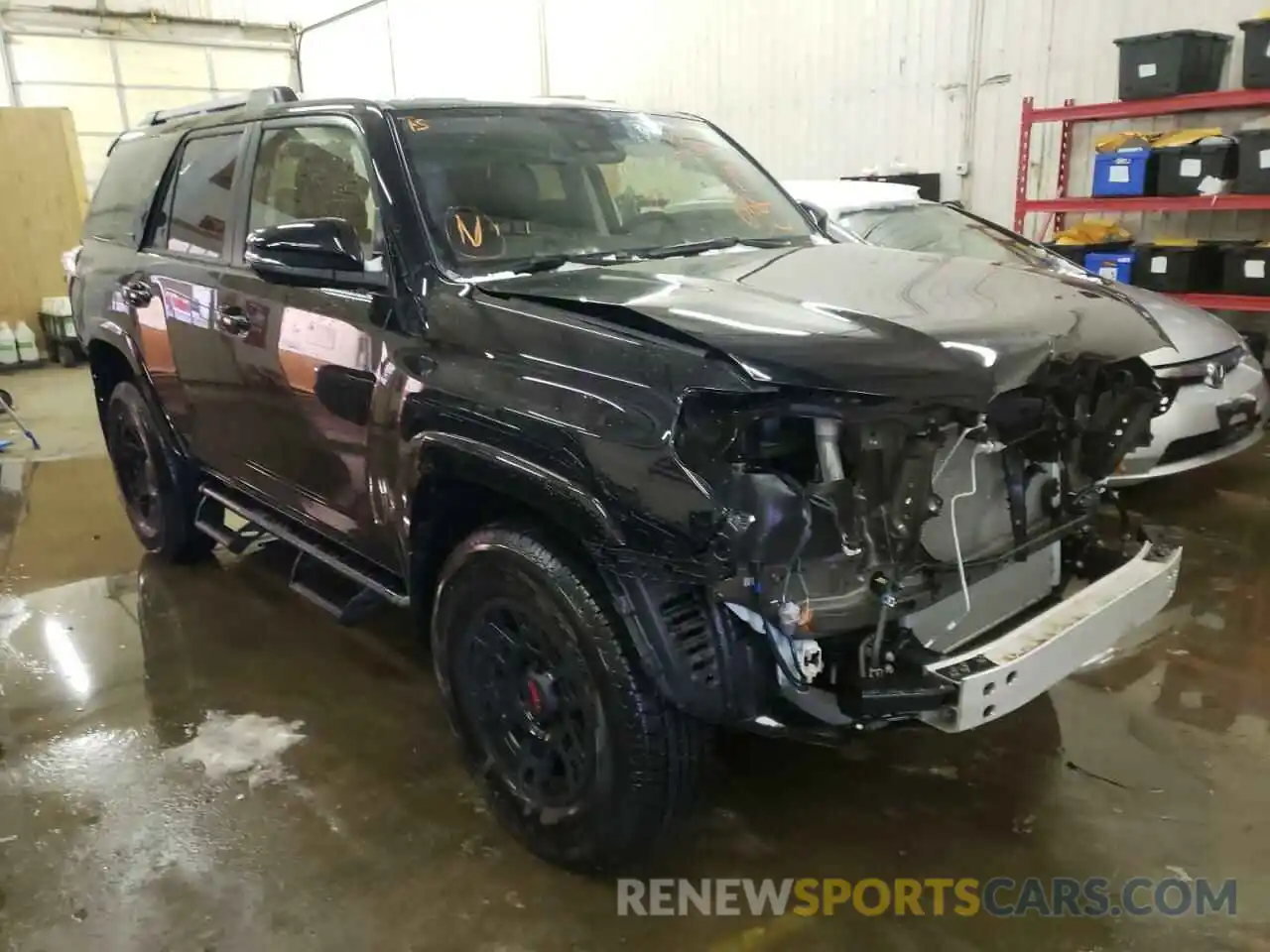 1 Photograph of a damaged car JTENU5JR8M5948610 TOYOTA 4RUNNER 2021