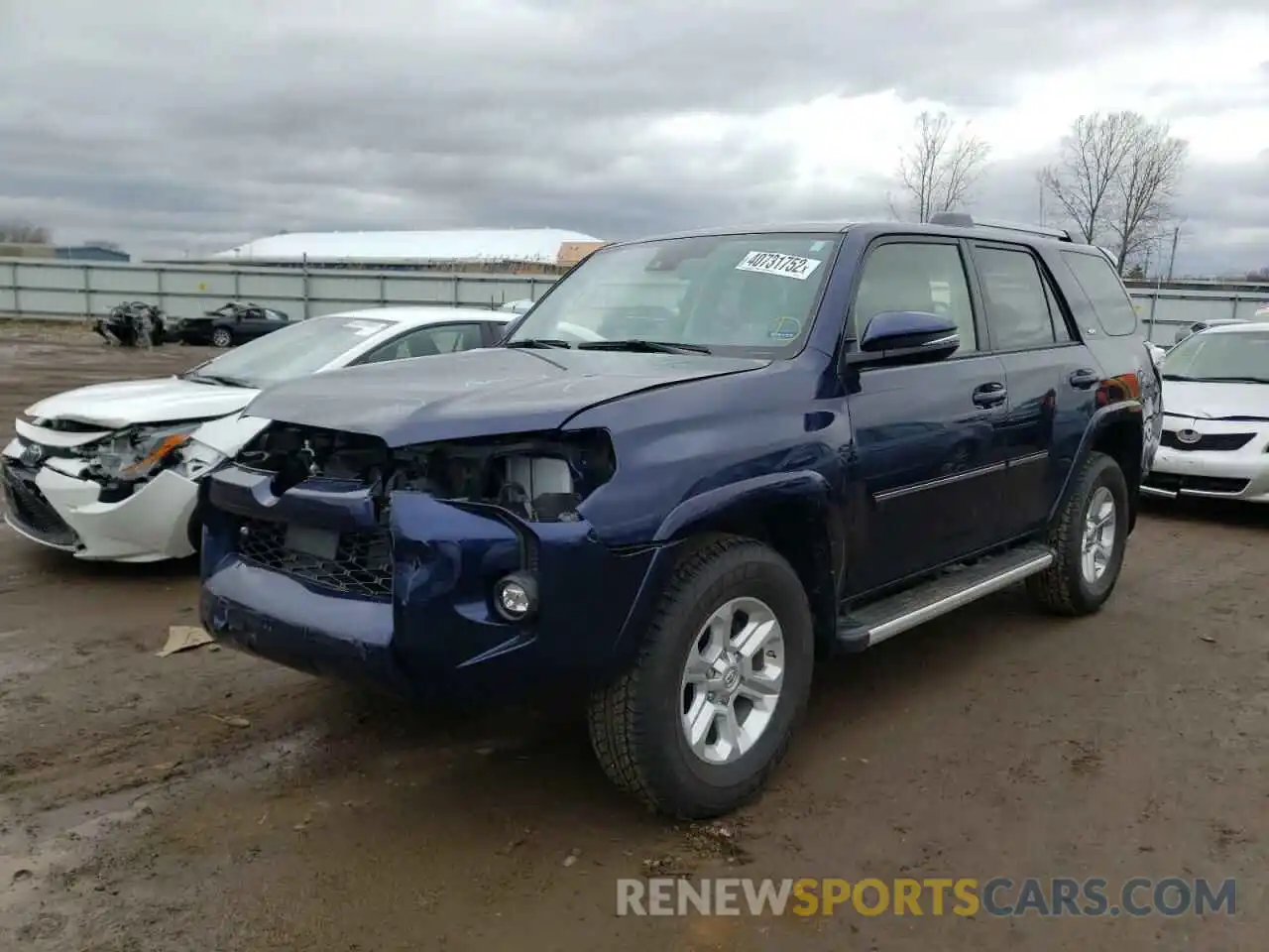 2 Photograph of a damaged car JTENU5JR9M5860942 TOYOTA 4RUNNER 2021