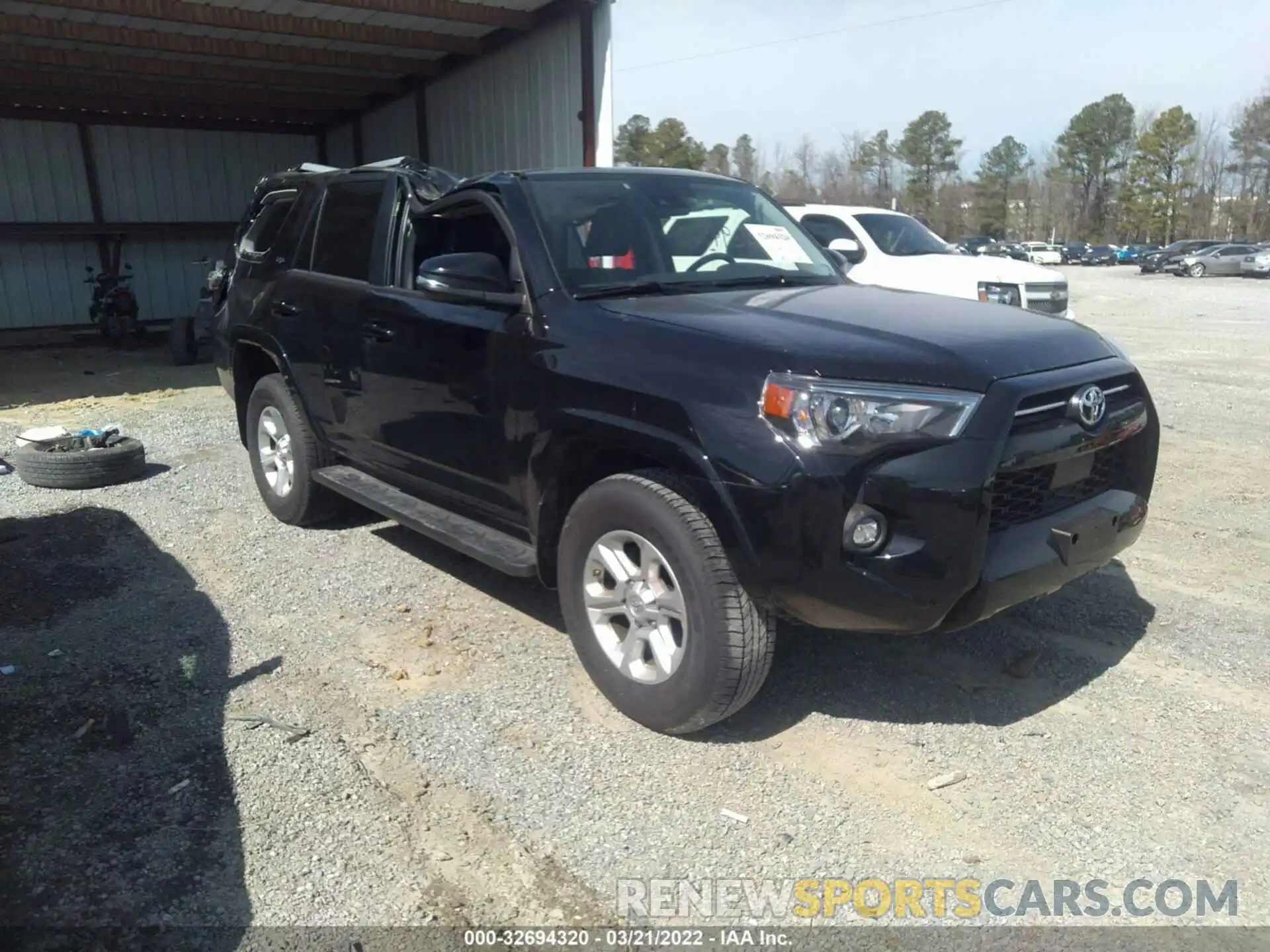 1 Photograph of a damaged car JTENU5JR9M5874937 TOYOTA 4RUNNER 2021