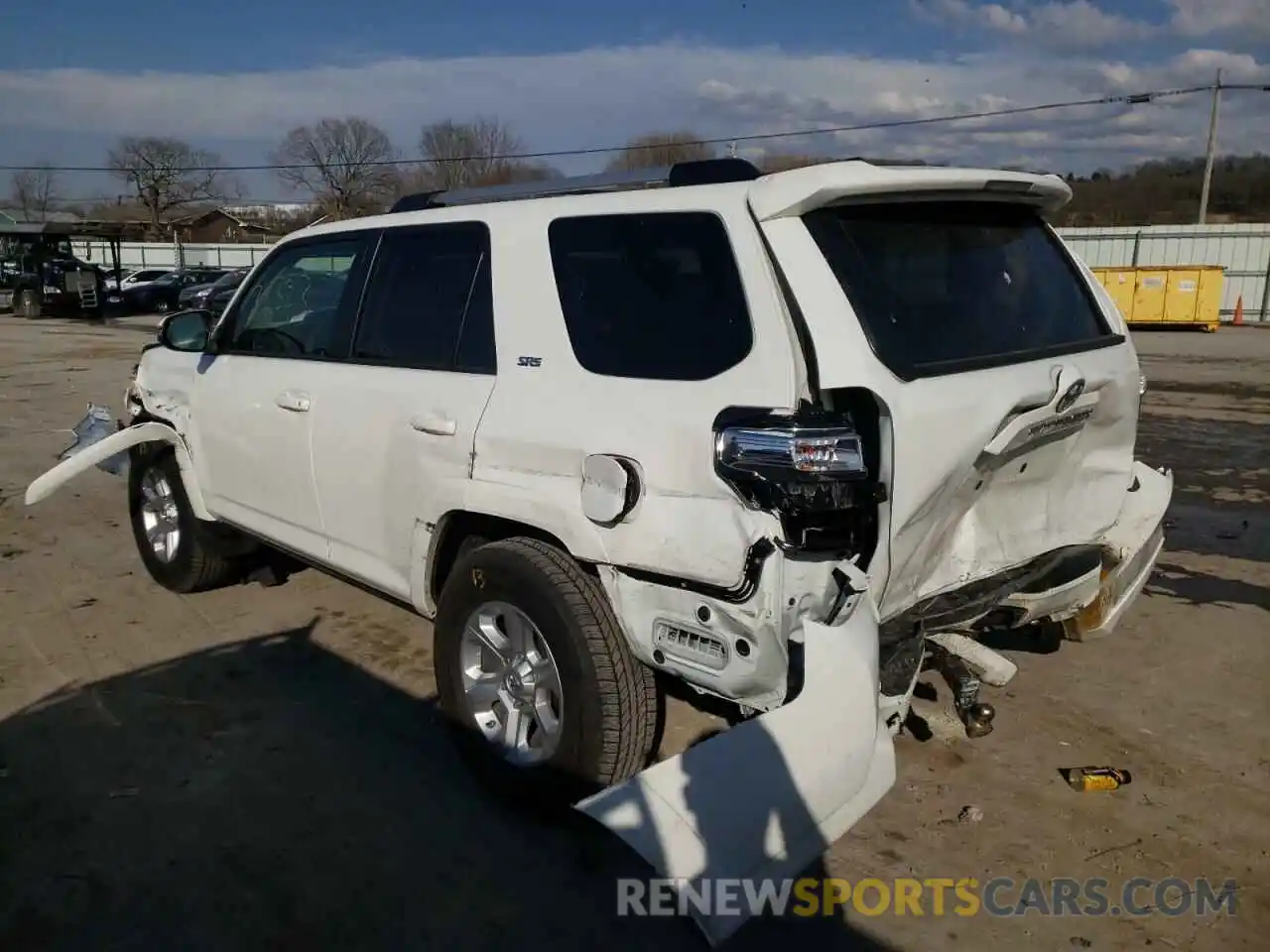 3 Photograph of a damaged car JTENU5JR9M5892127 TOYOTA 4RUNNER 2021