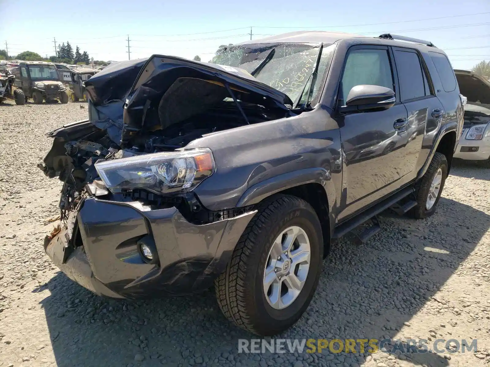 2 Photograph of a damaged car JTENU5JR9M5899210 TOYOTA 4RUNNER 2021