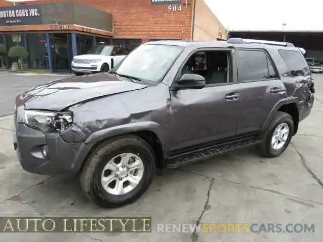 2 Photograph of a damaged car JTENU5JR9M5901120 TOYOTA 4RUNNER 2021