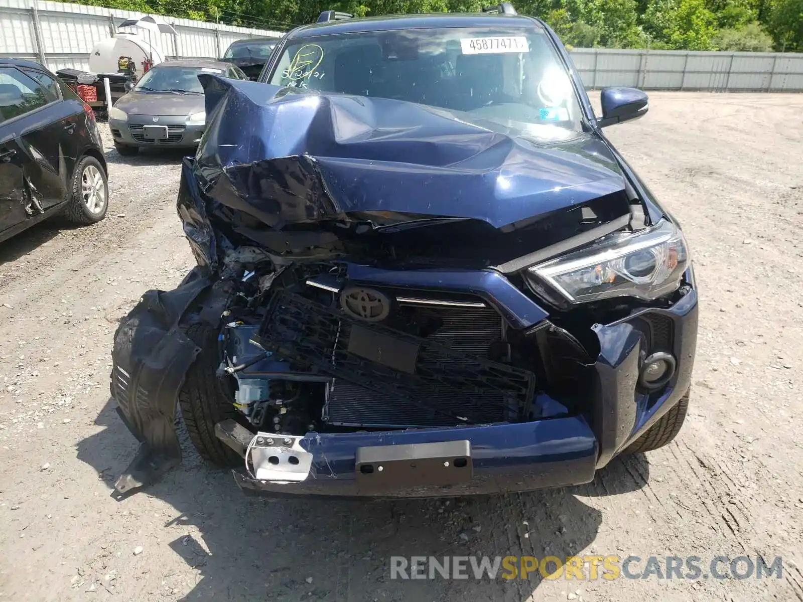 7 Photograph of a damaged car JTENU5JR9M5913347 TOYOTA 4RUNNER 2021