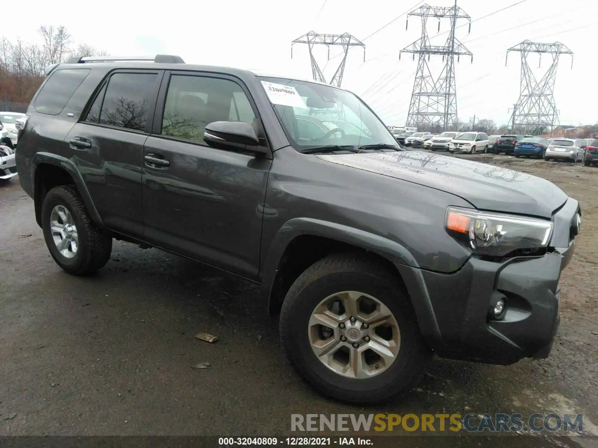 1 Photograph of a damaged car JTENU5JR9M5927779 TOYOTA 4RUNNER 2021