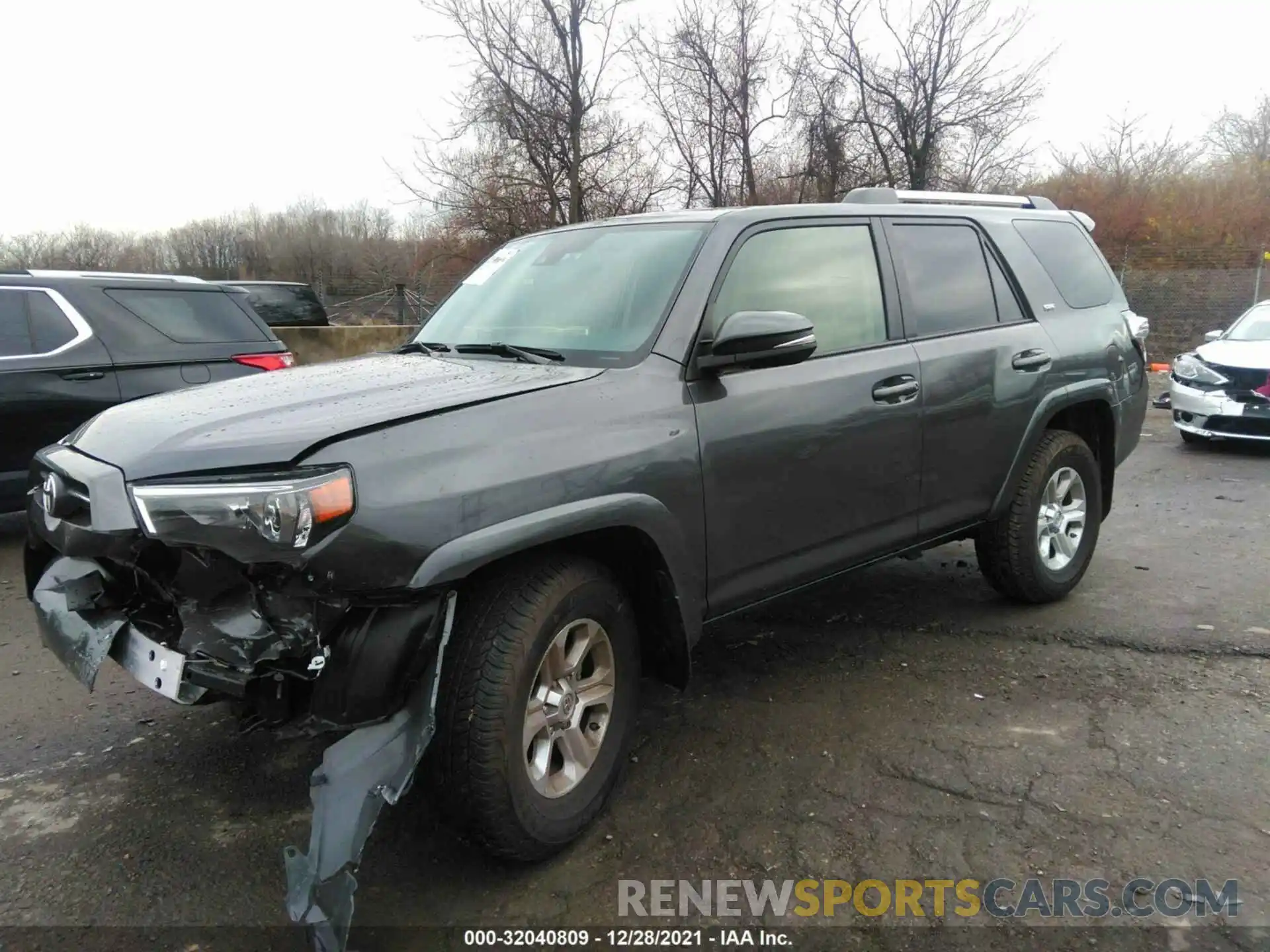 2 Фотография поврежденного автомобиля JTENU5JR9M5927779 TOYOTA 4RUNNER 2021