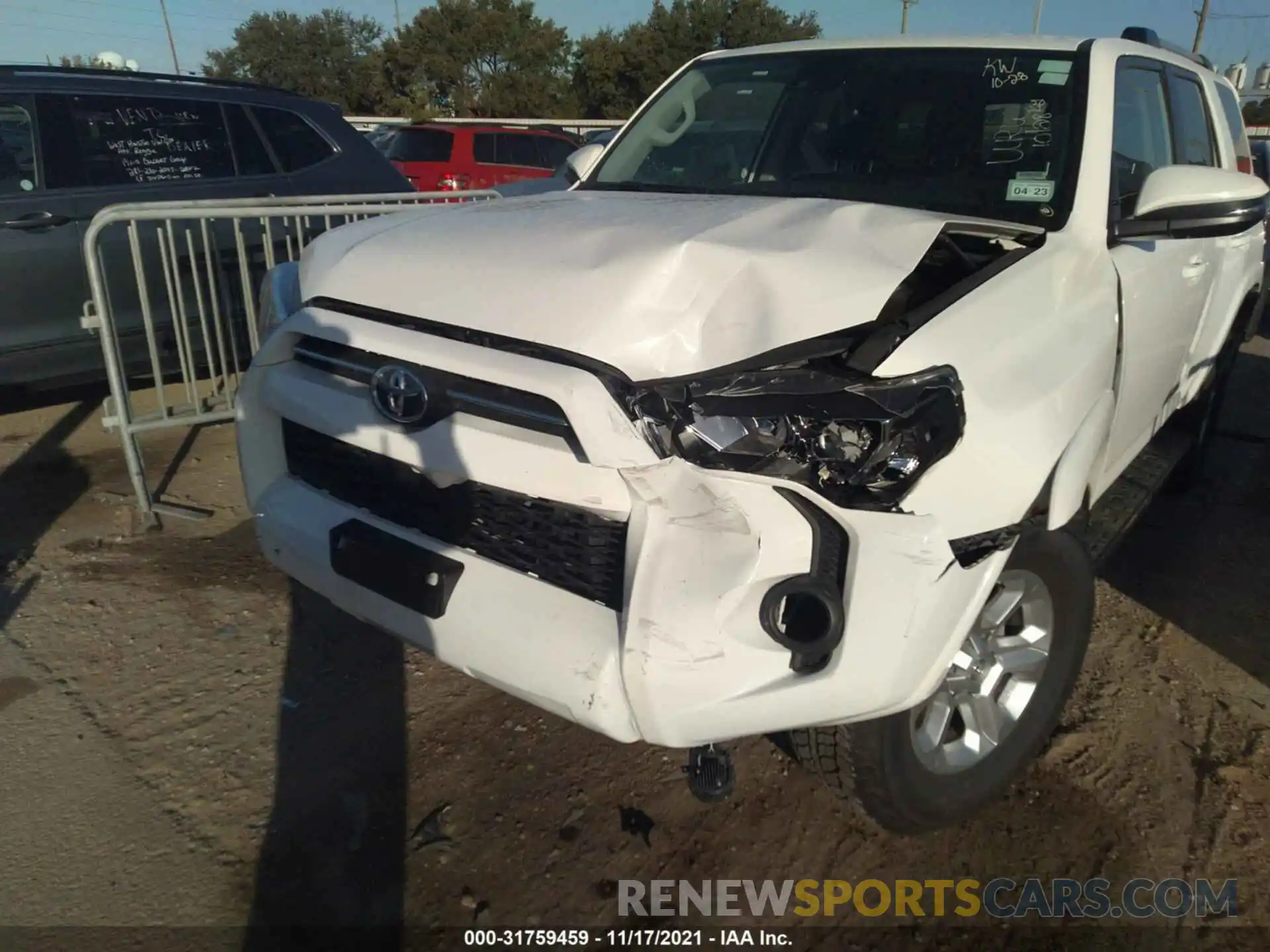 6 Photograph of a damaged car JTENU5JR9M5928530 TOYOTA 4RUNNER 2021