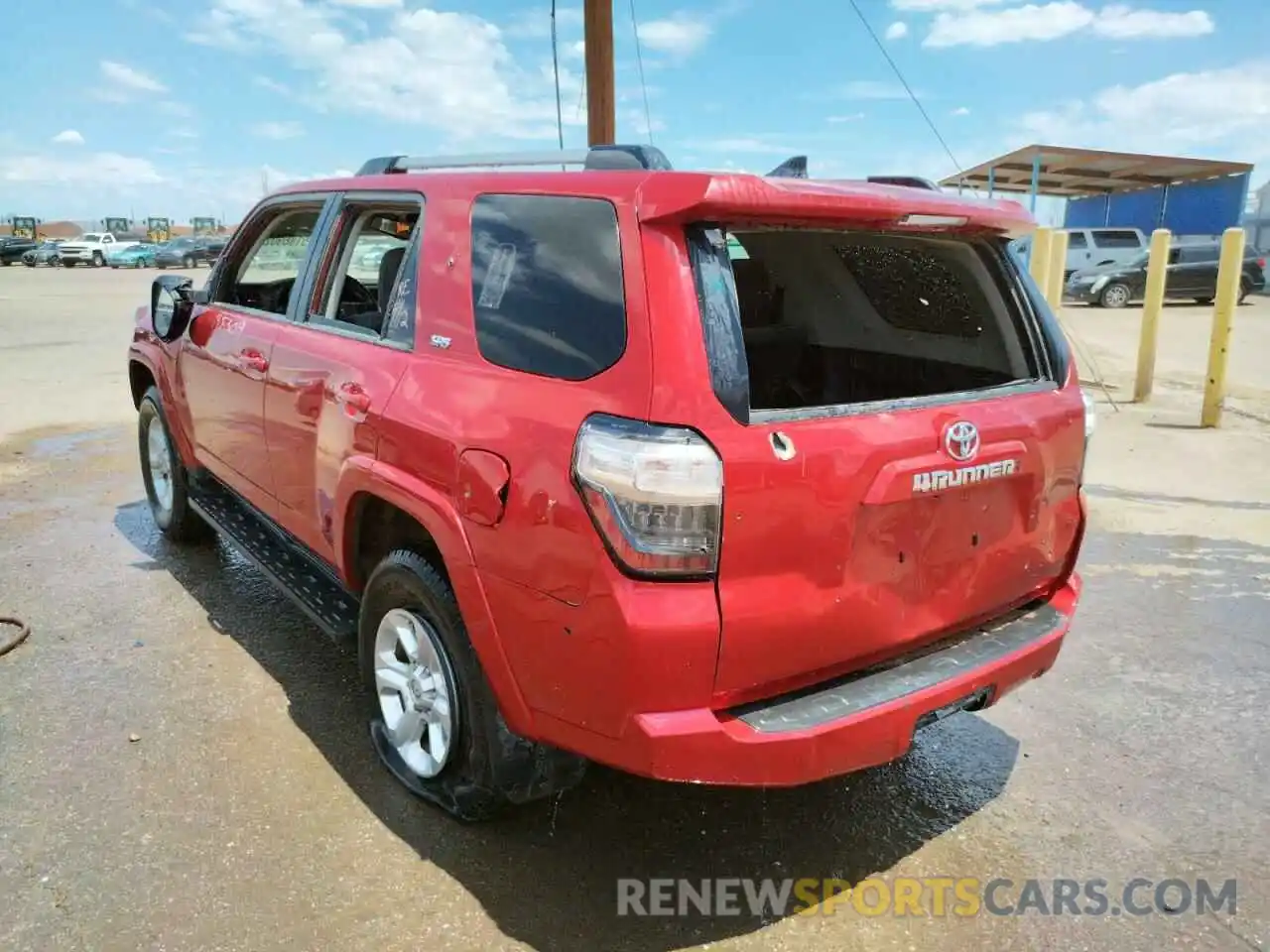 3 Photograph of a damaged car JTENU5JR9M5931671 TOYOTA 4RUNNER 2021