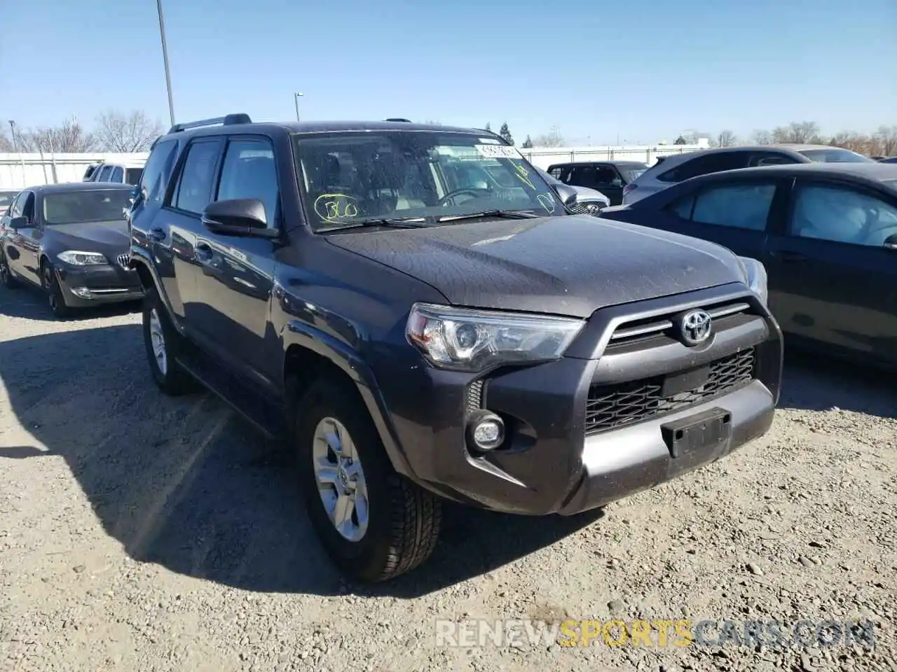 1 Photograph of a damaged car JTENU5JR9M5932349 TOYOTA 4RUNNER 2021