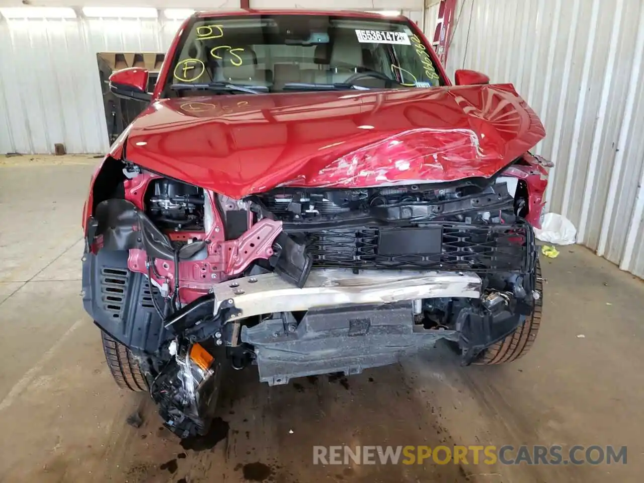 9 Photograph of a damaged car JTENU5JRXM5866362 TOYOTA 4RUNNER 2021