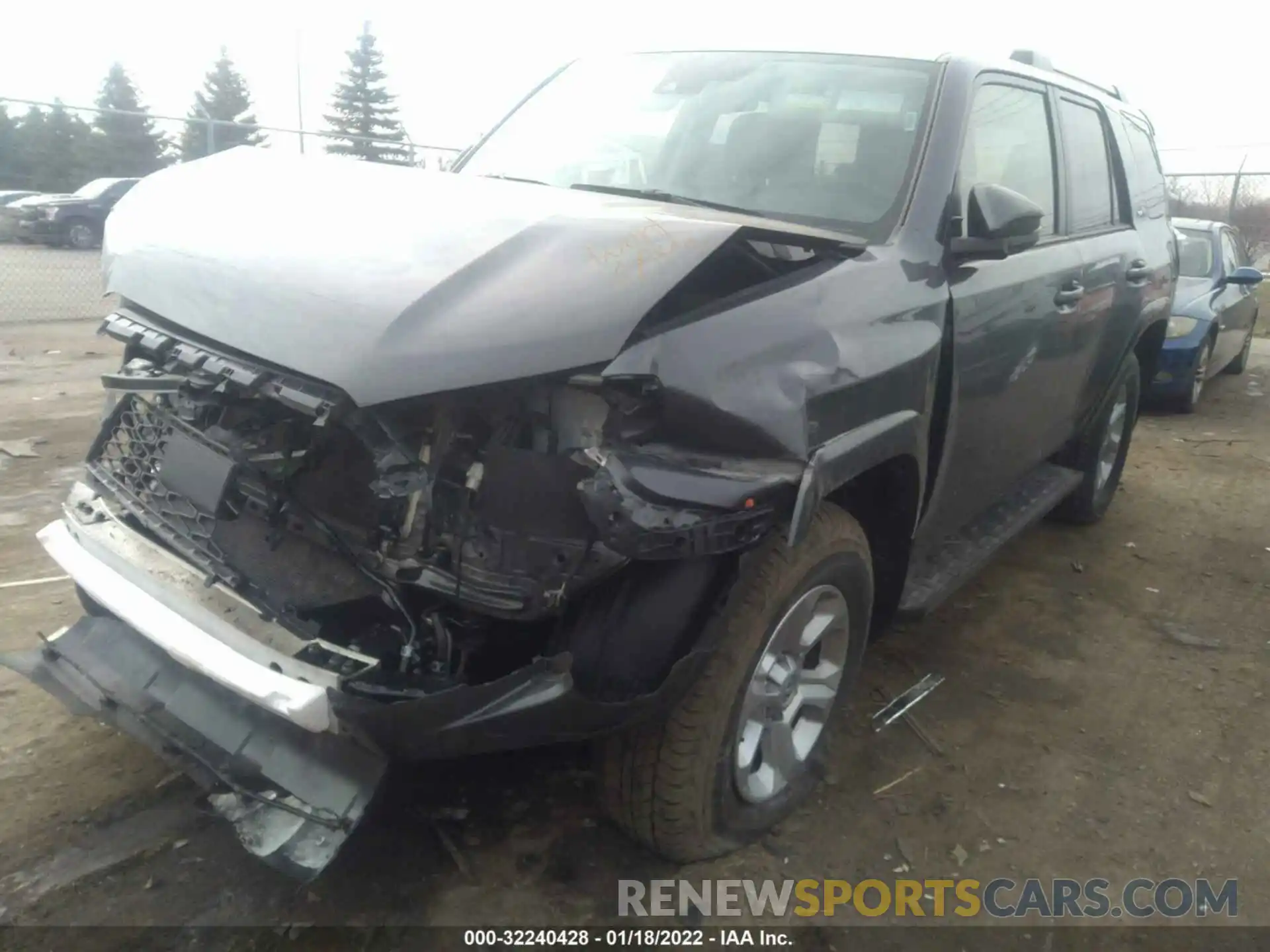 2 Photograph of a damaged car JTENU5JRXM5905600 TOYOTA 4RUNNER 2021