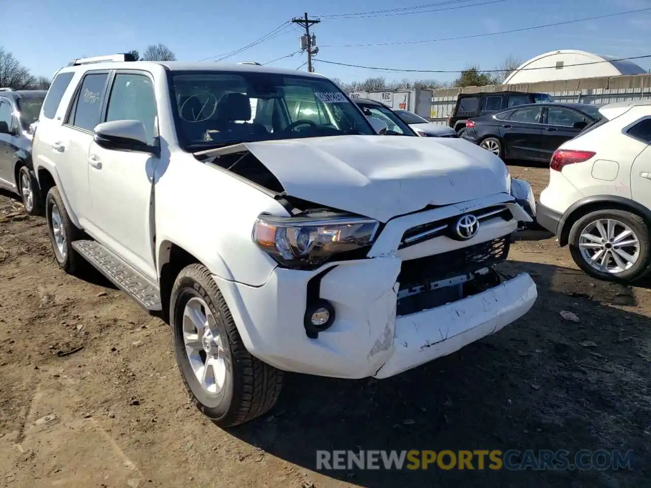 1 Photograph of a damaged car JTENU5JRXM5929329 TOYOTA 4RUNNER 2021