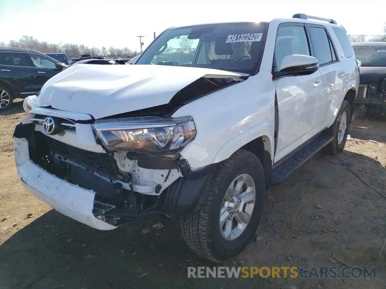 2 Photograph of a damaged car JTENU5JRXM5929329 TOYOTA 4RUNNER 2021