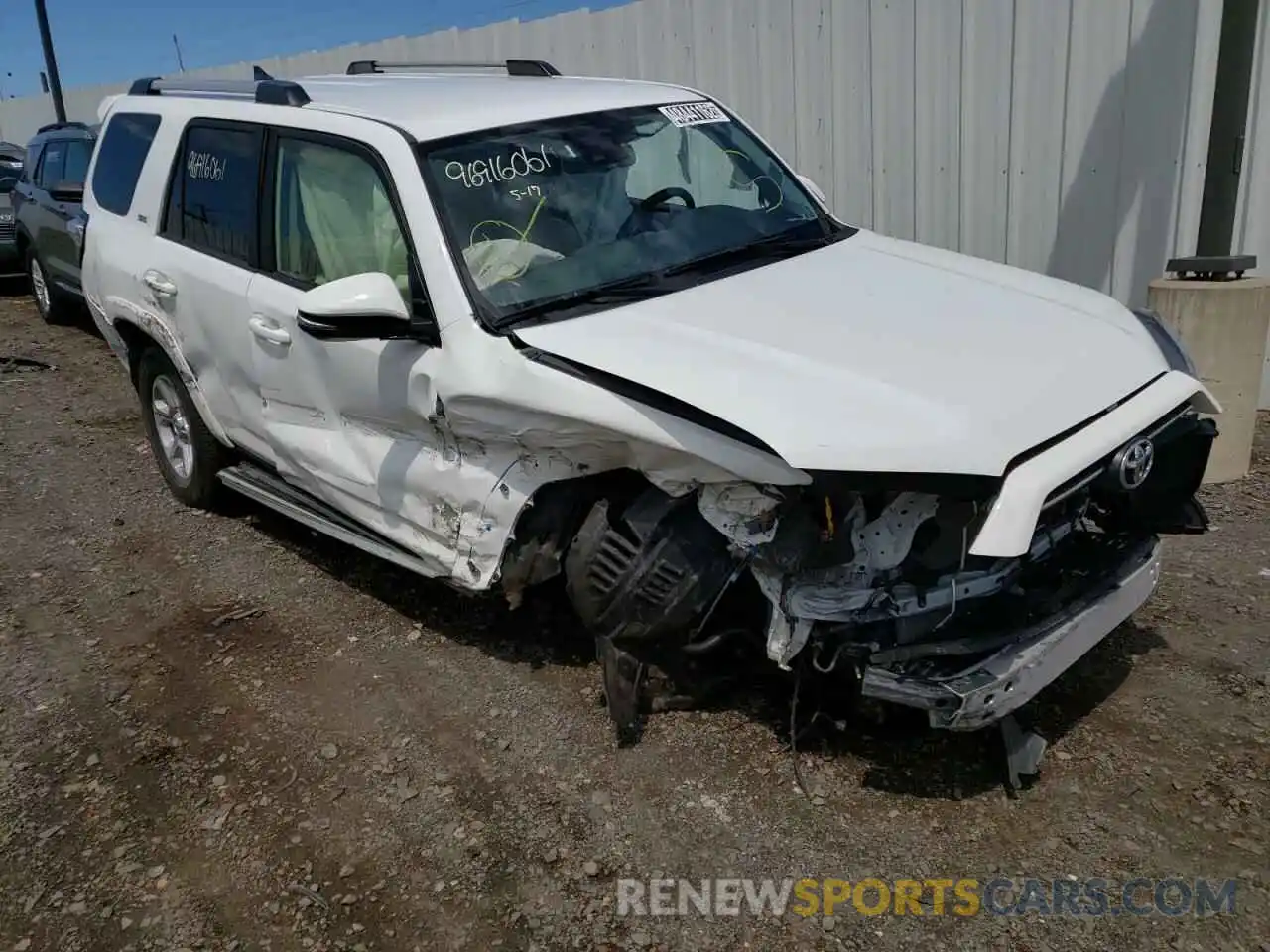 1 Photograph of a damaged car JTENU5JRXM5934420 TOYOTA 4RUNNER 2021