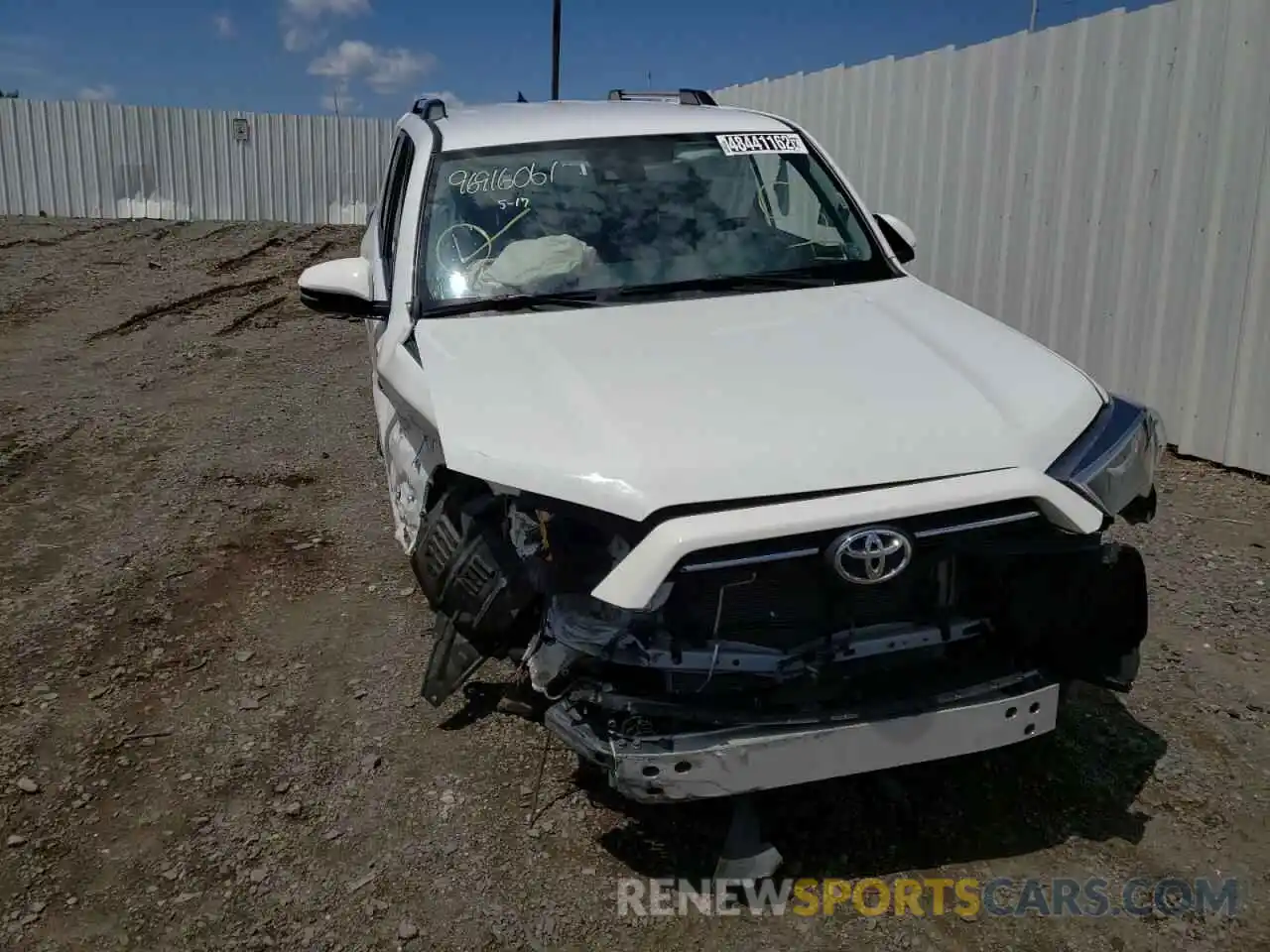 9 Photograph of a damaged car JTENU5JRXM5934420 TOYOTA 4RUNNER 2021