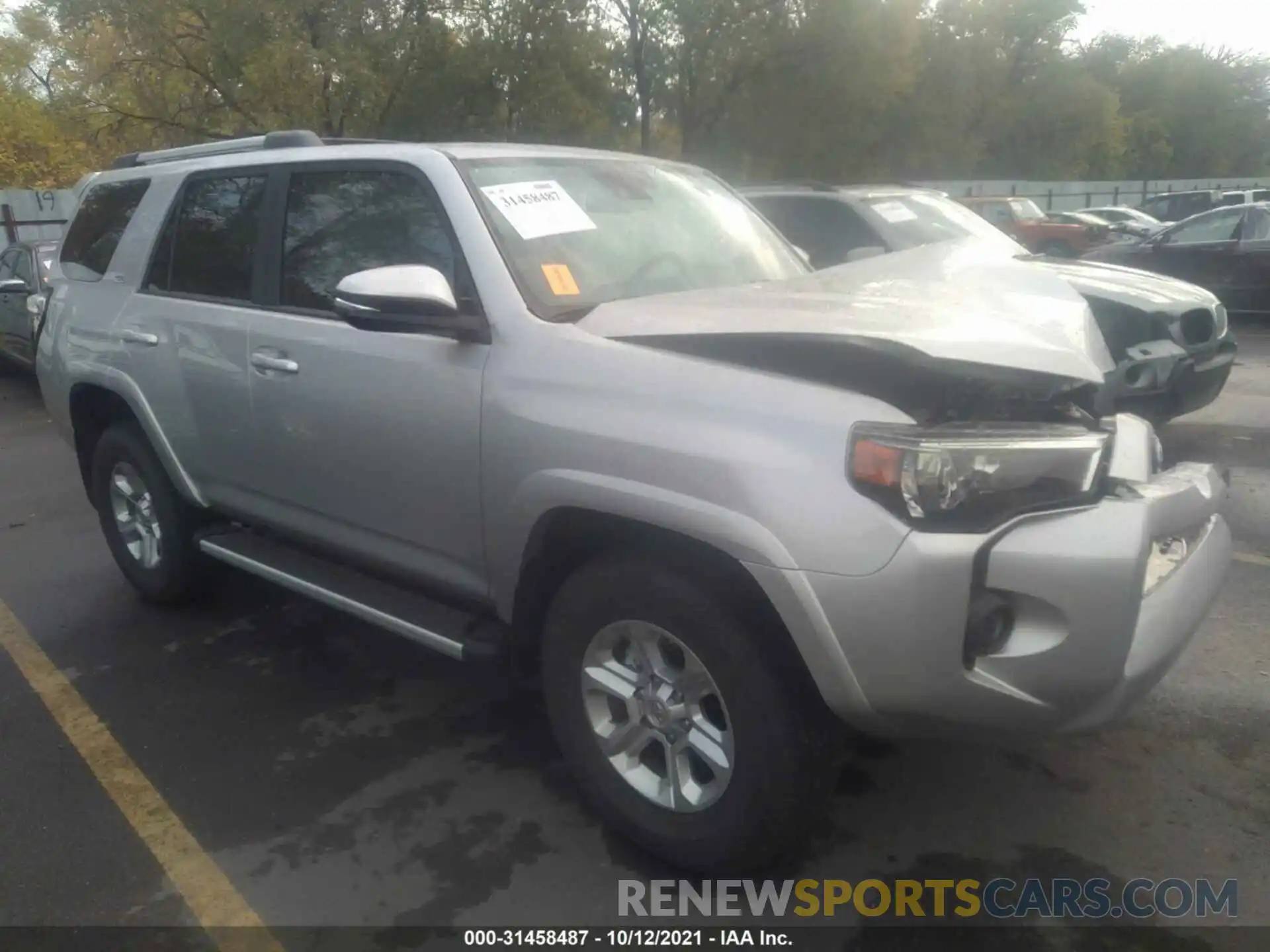 1 Photograph of a damaged car JTENU5JRXM5939052 TOYOTA 4RUNNER 2021