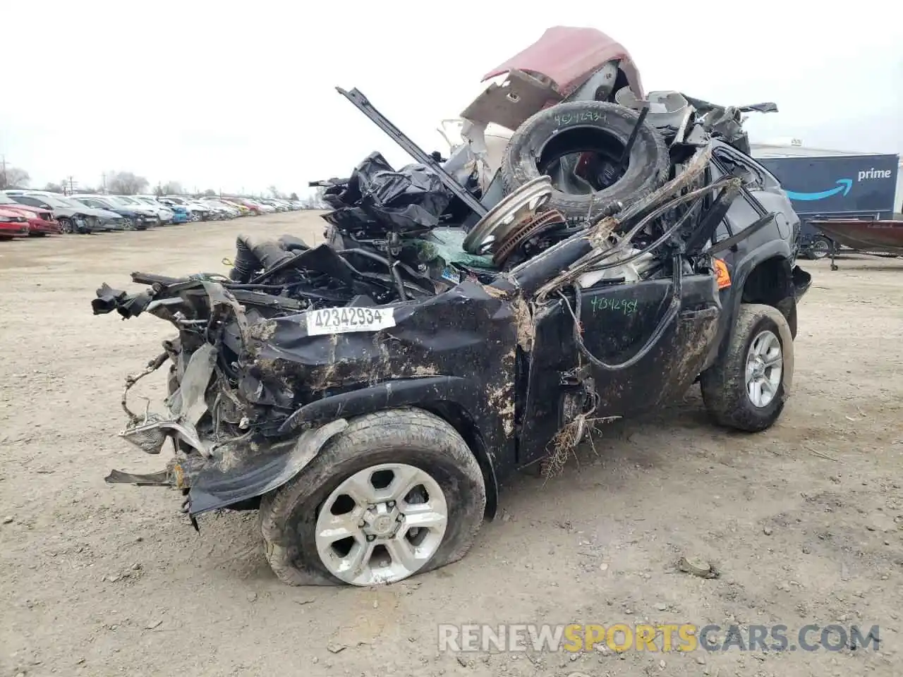 1 Photograph of a damaged car JTENU5JRXM5942727 TOYOTA 4RUNNER 2021