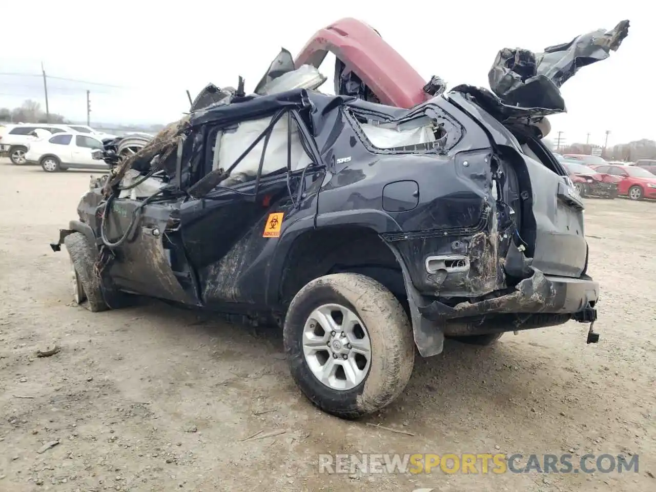 2 Photograph of a damaged car JTENU5JRXM5942727 TOYOTA 4RUNNER 2021