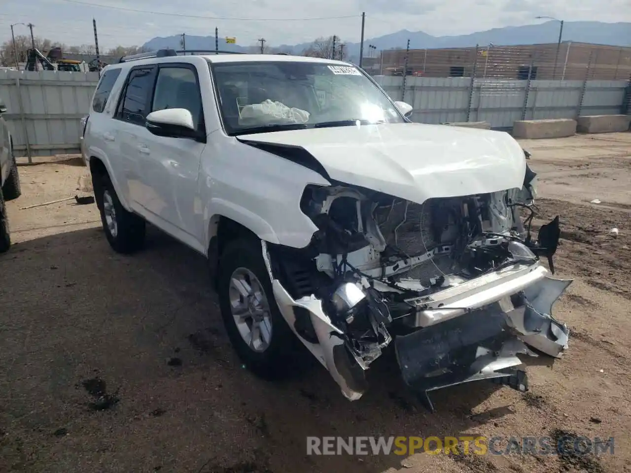 1 Photograph of a damaged car JTENU5JRXM5955638 TOYOTA 4RUNNER 2021