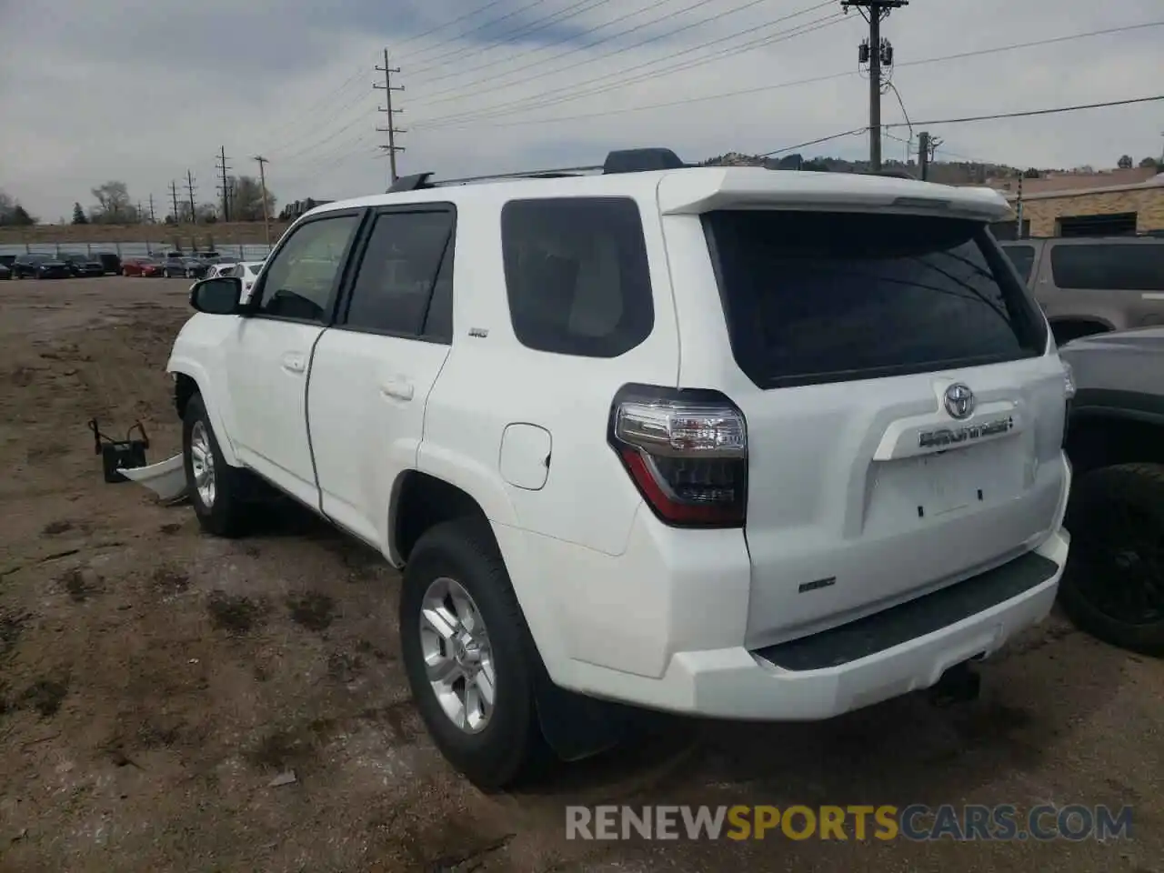 3 Photograph of a damaged car JTENU5JRXM5955638 TOYOTA 4RUNNER 2021