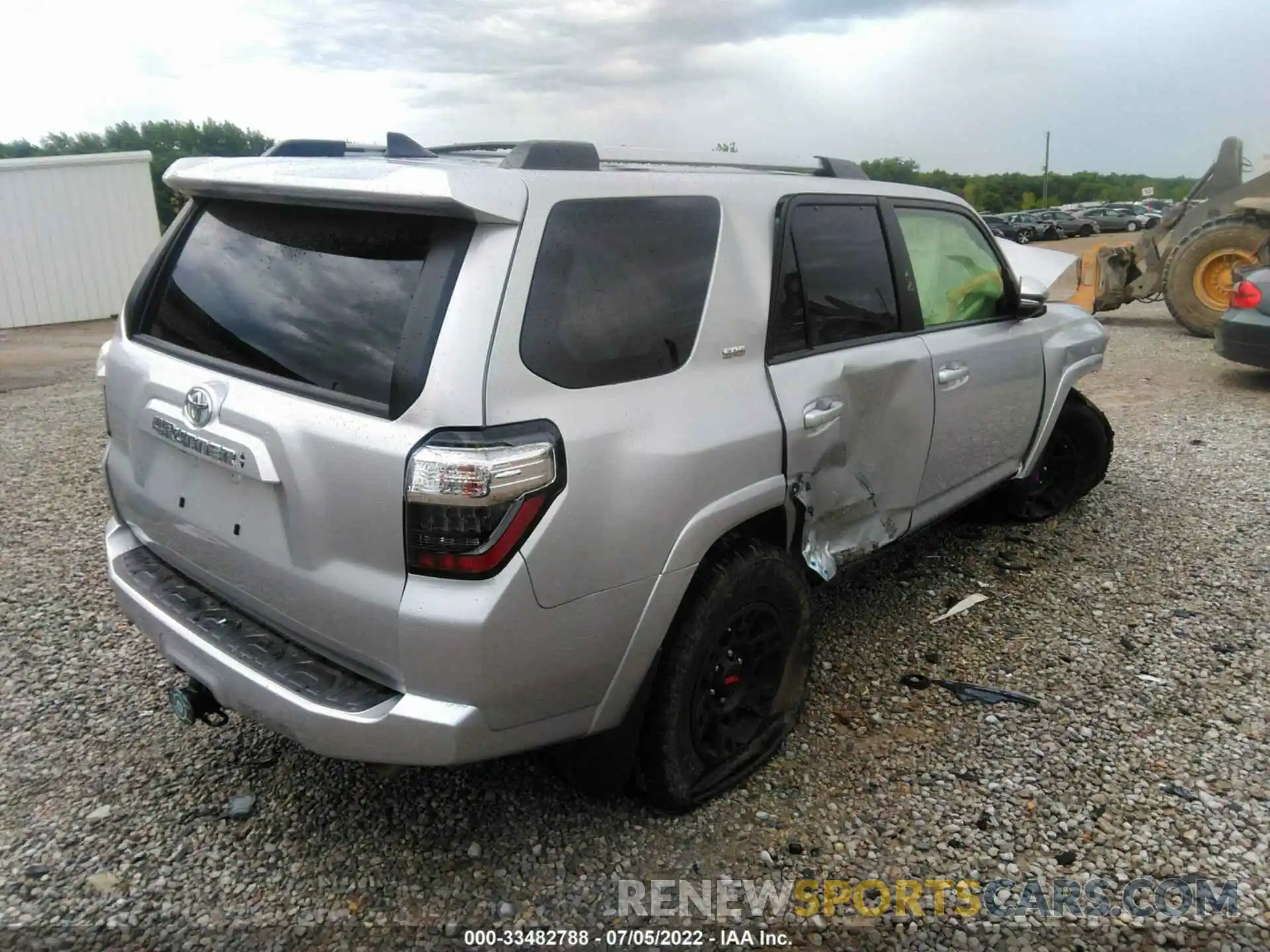 4 Фотография поврежденного автомобиля JTENU5JRXM5965604 TOYOTA 4RUNNER 2021