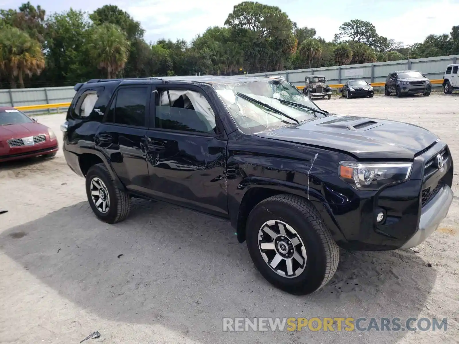 1 Photograph of a damaged car JTEPU5JR0M5897063 TOYOTA 4RUNNER 2021