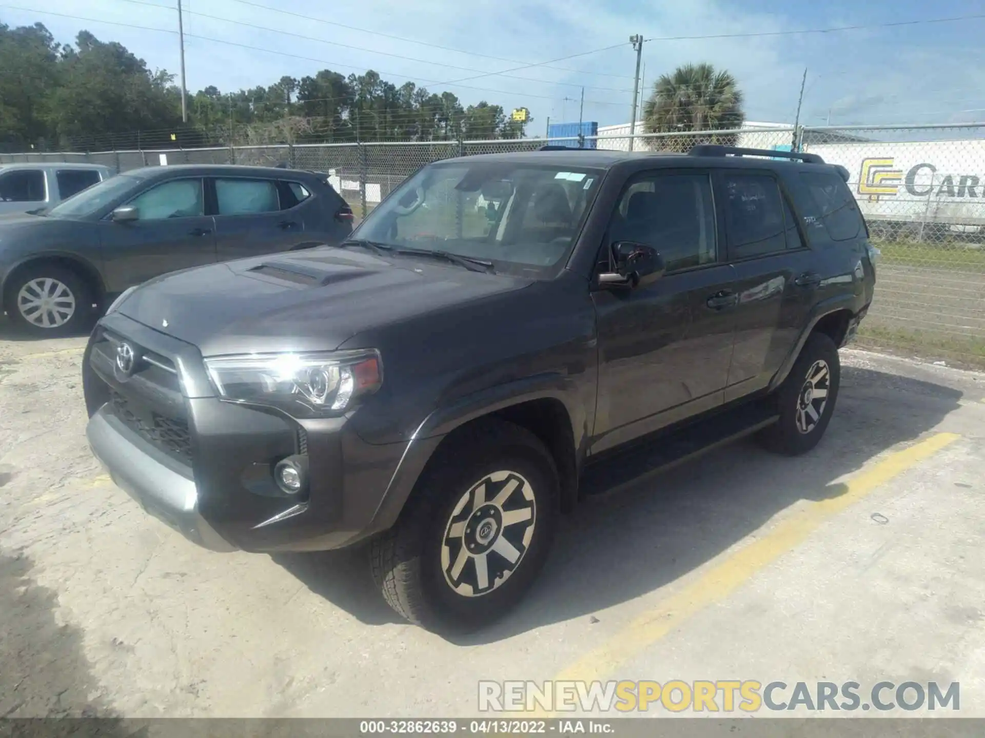 2 Photograph of a damaged car JTEPU5JR0M5930725 TOYOTA 4RUNNER 2021