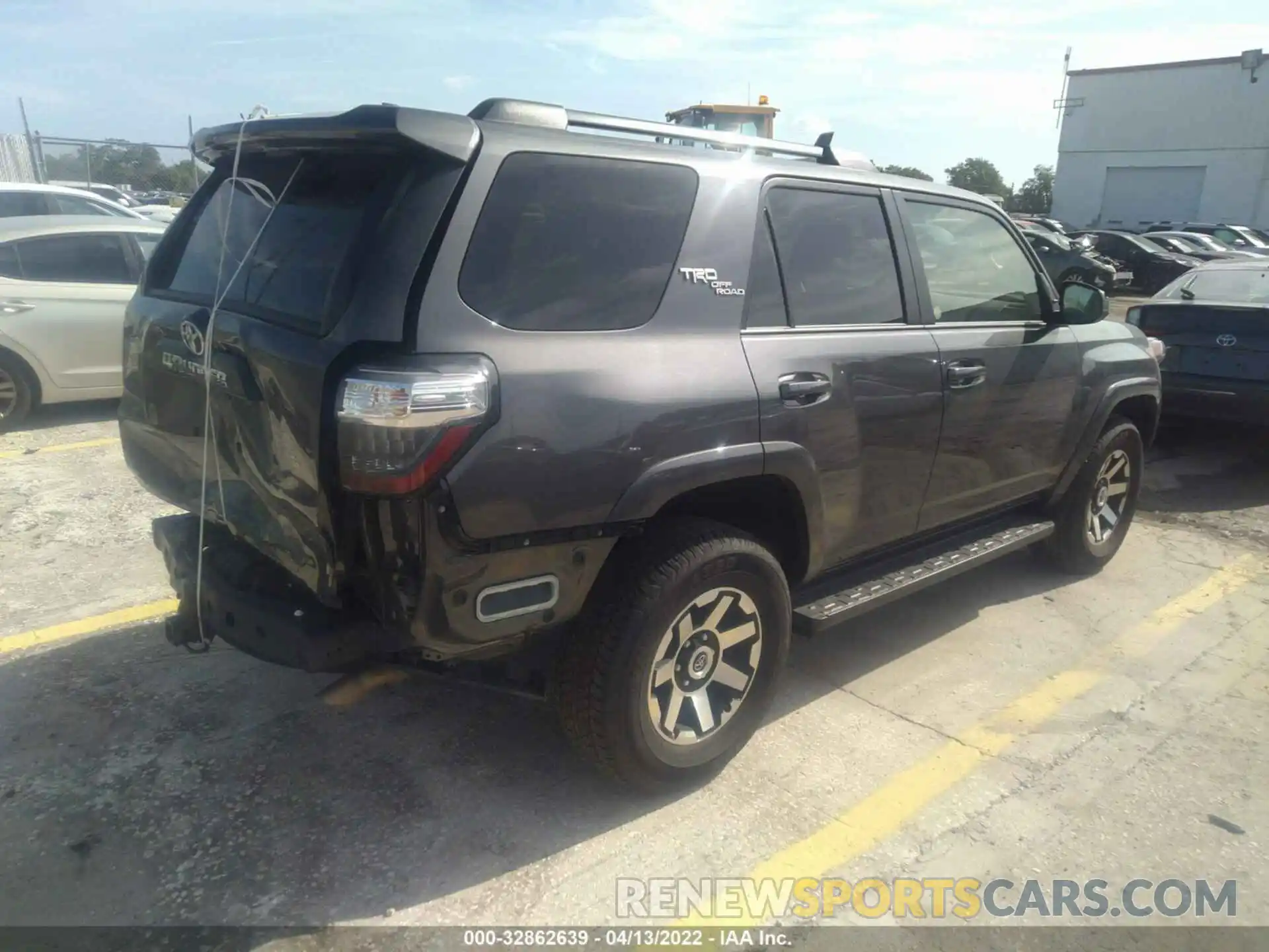 4 Фотография поврежденного автомобиля JTEPU5JR0M5930725 TOYOTA 4RUNNER 2021