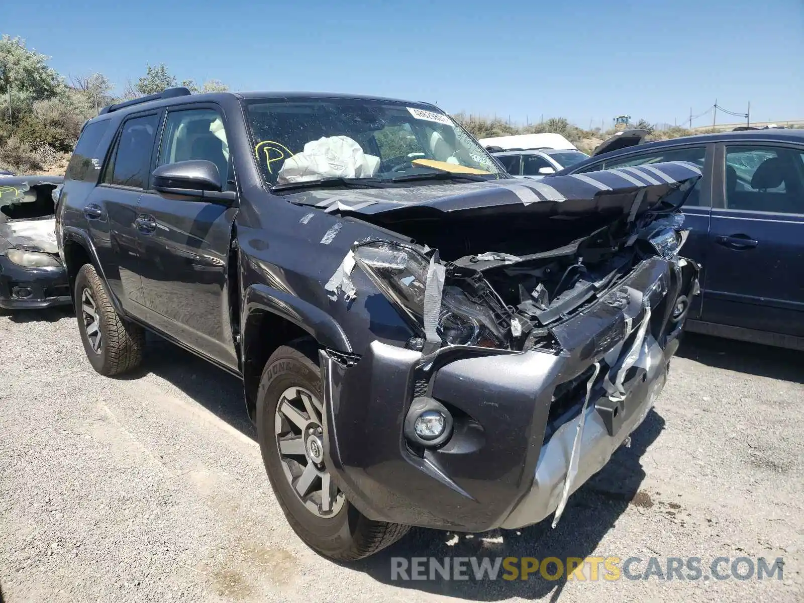 1 Photograph of a damaged car JTEPU5JR1M5870843 TOYOTA 4RUNNER 2021