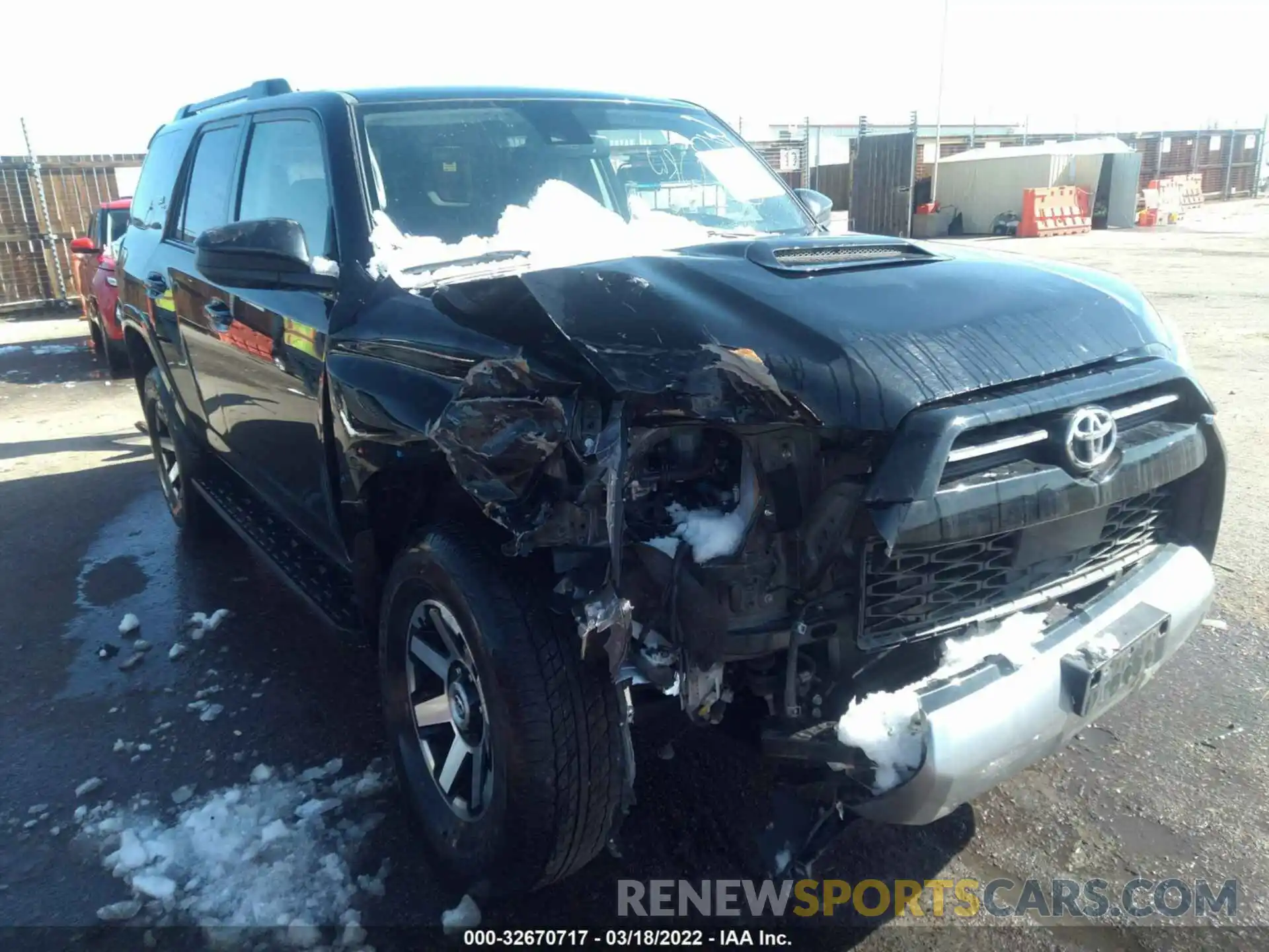 1 Photograph of a damaged car JTEPU5JR1M5919085 TOYOTA 4RUNNER 2021