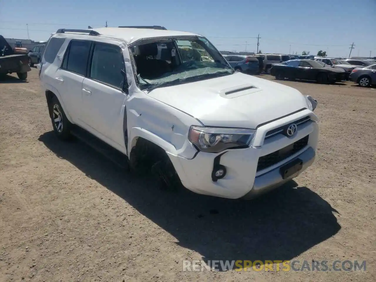 1 Photograph of a damaged car JTEPU5JR1M5931625 TOYOTA 4RUNNER 2021