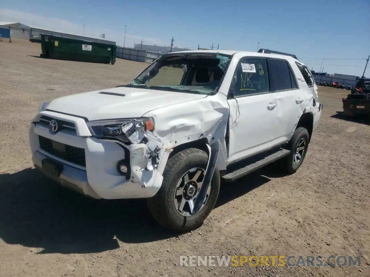 2 Photograph of a damaged car JTEPU5JR1M5931625 TOYOTA 4RUNNER 2021