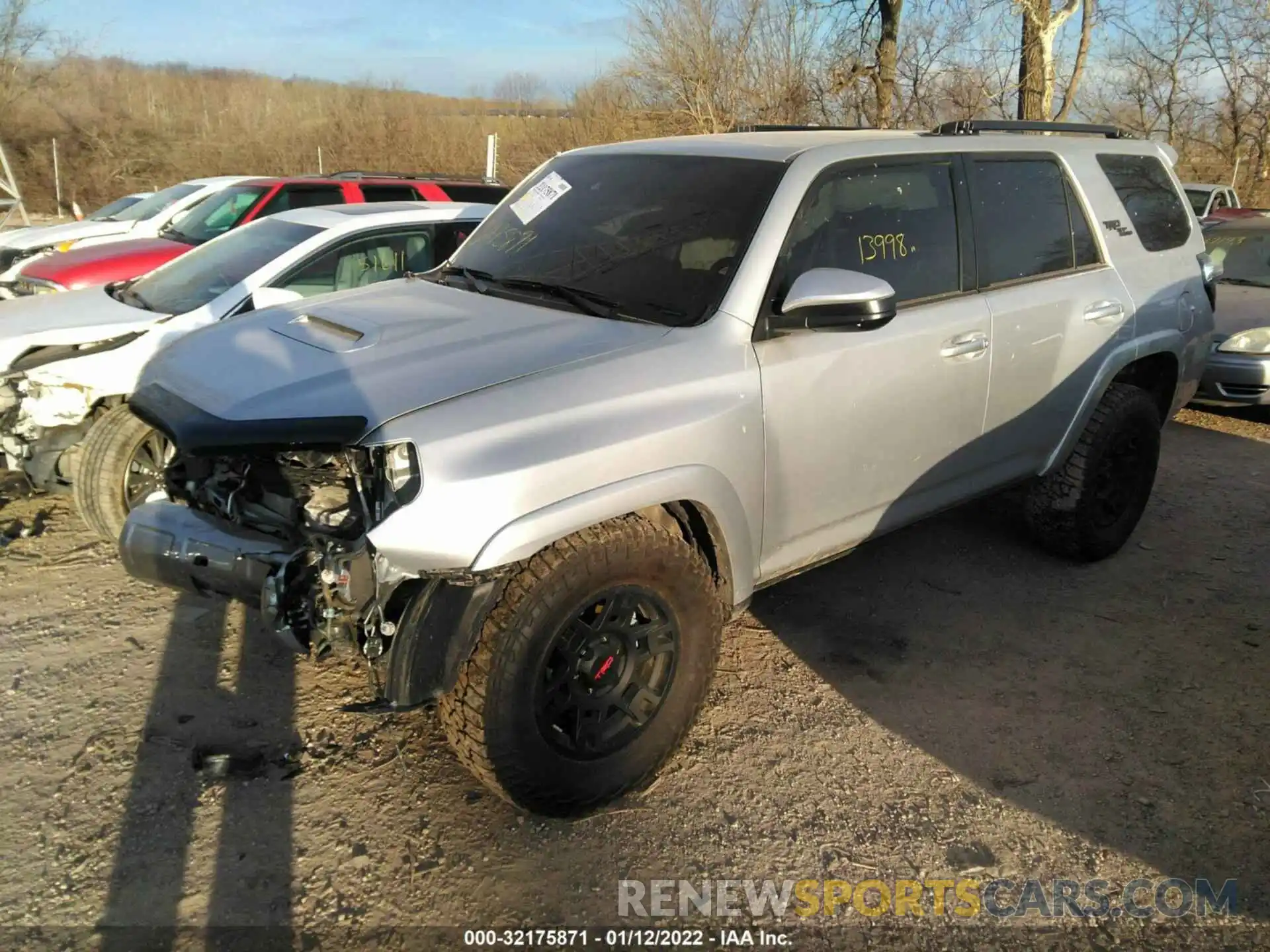 2 Photograph of a damaged car JTEPU5JR1M5948439 TOYOTA 4RUNNER 2021