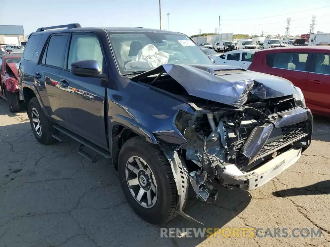 1 Photograph of a damaged car JTEPU5JR2M5925994 TOYOTA 4RUNNER 2021