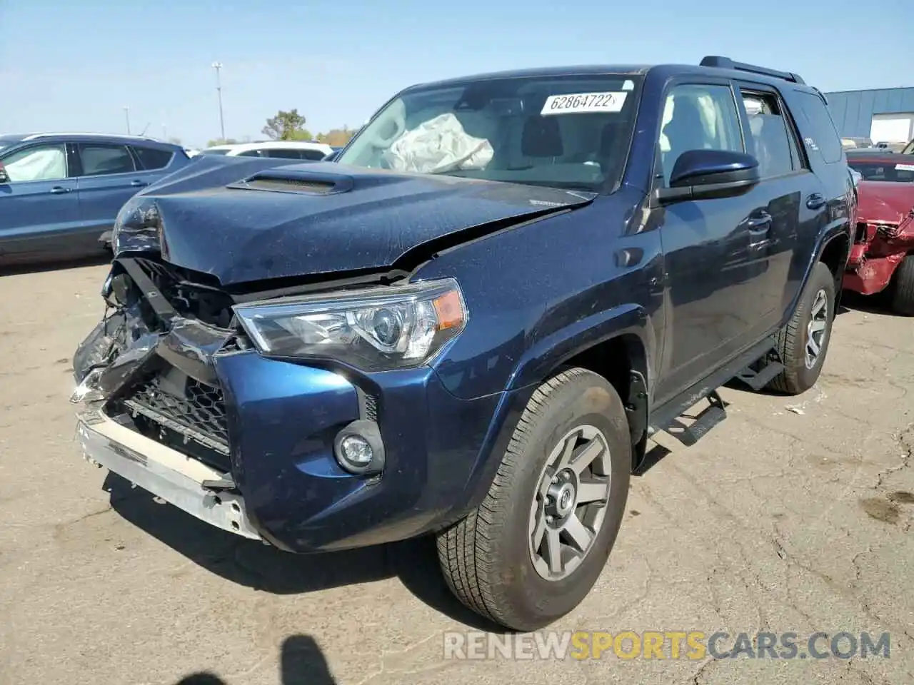 2 Photograph of a damaged car JTEPU5JR2M5925994 TOYOTA 4RUNNER 2021