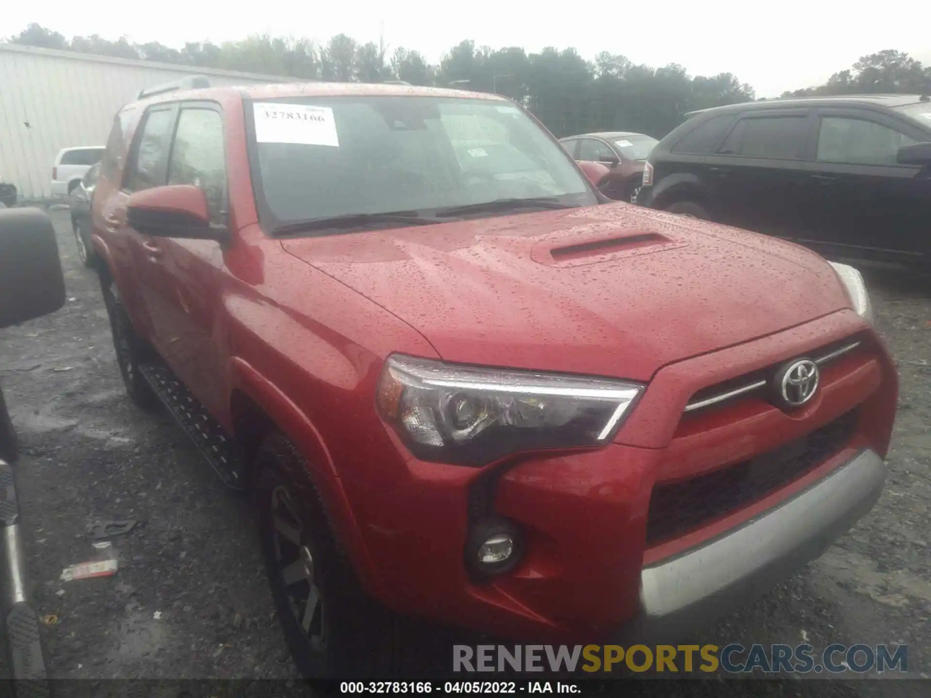 1 Photograph of a damaged car JTEPU5JR2M5930435 TOYOTA 4RUNNER 2021