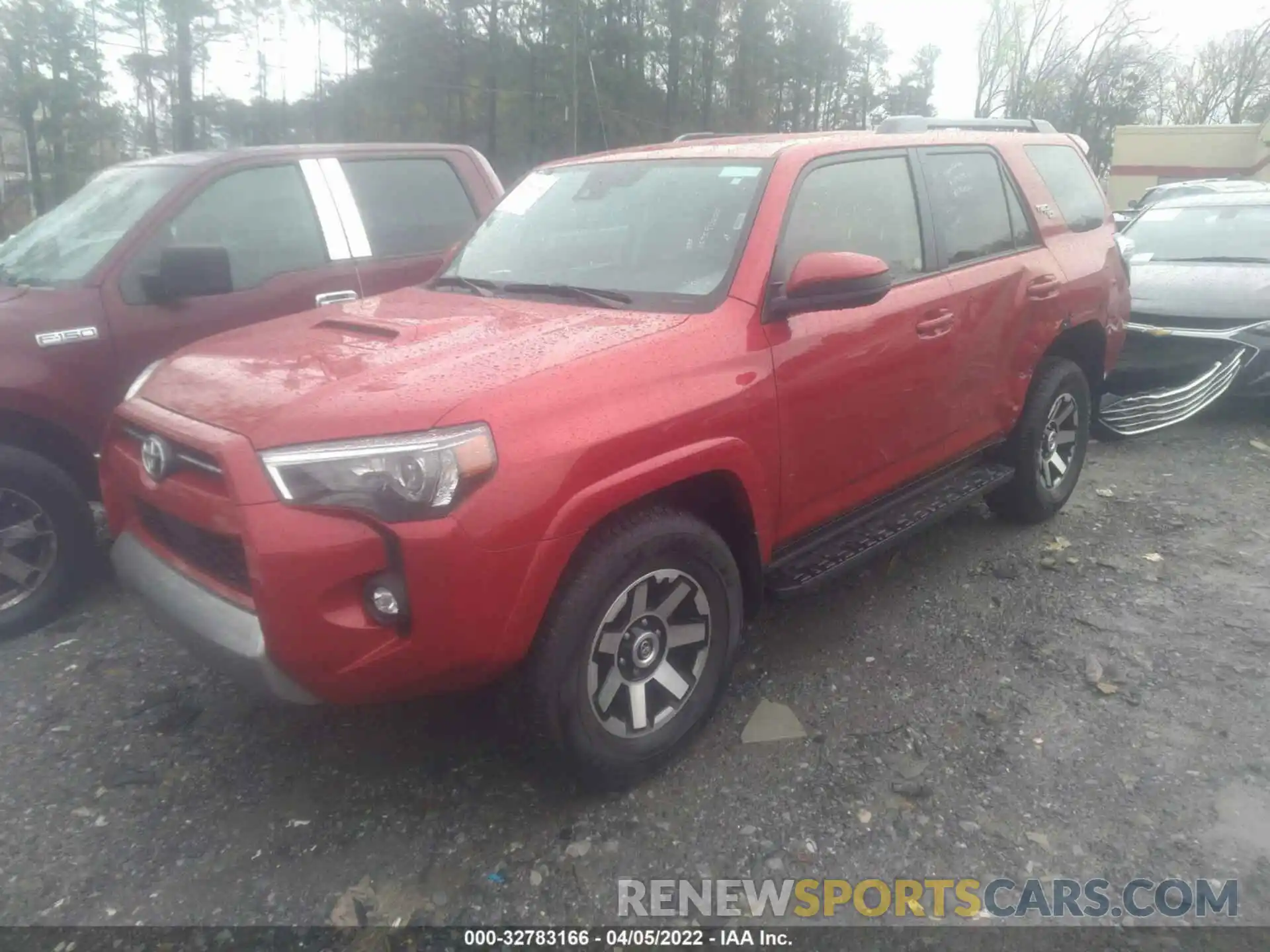 2 Photograph of a damaged car JTEPU5JR2M5930435 TOYOTA 4RUNNER 2021