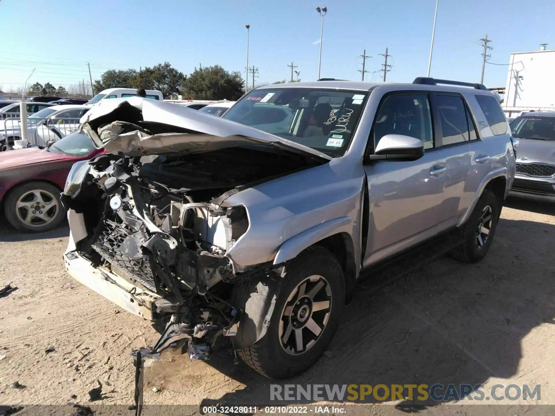 2 Photograph of a damaged car JTEPU5JR2M5931505 TOYOTA 4RUNNER 2021