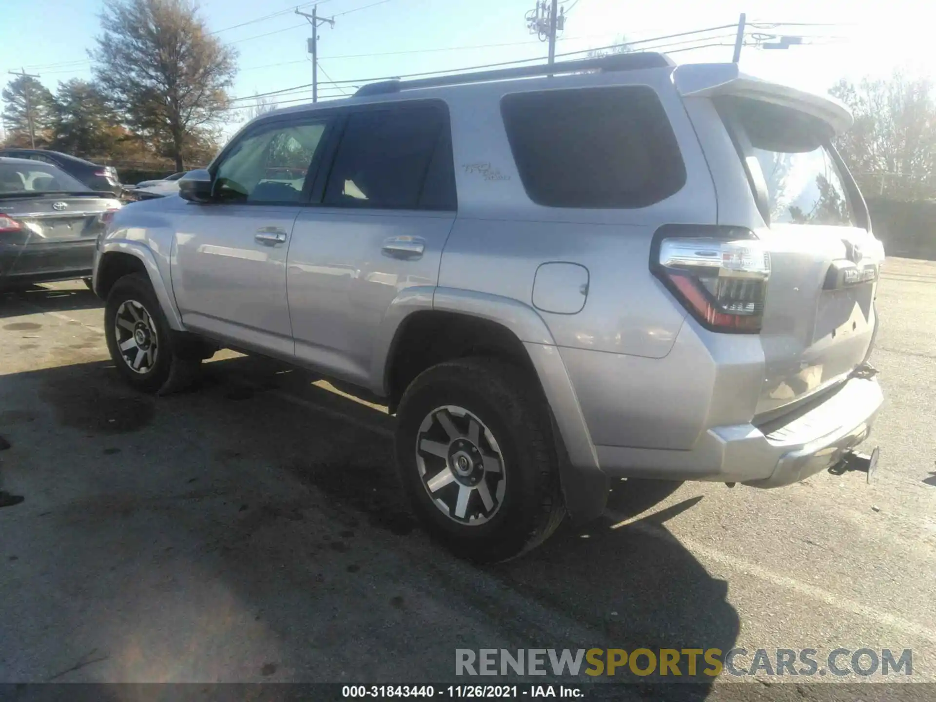 3 Photograph of a damaged car JTEPU5JR4M5843359 TOYOTA 4RUNNER 2021