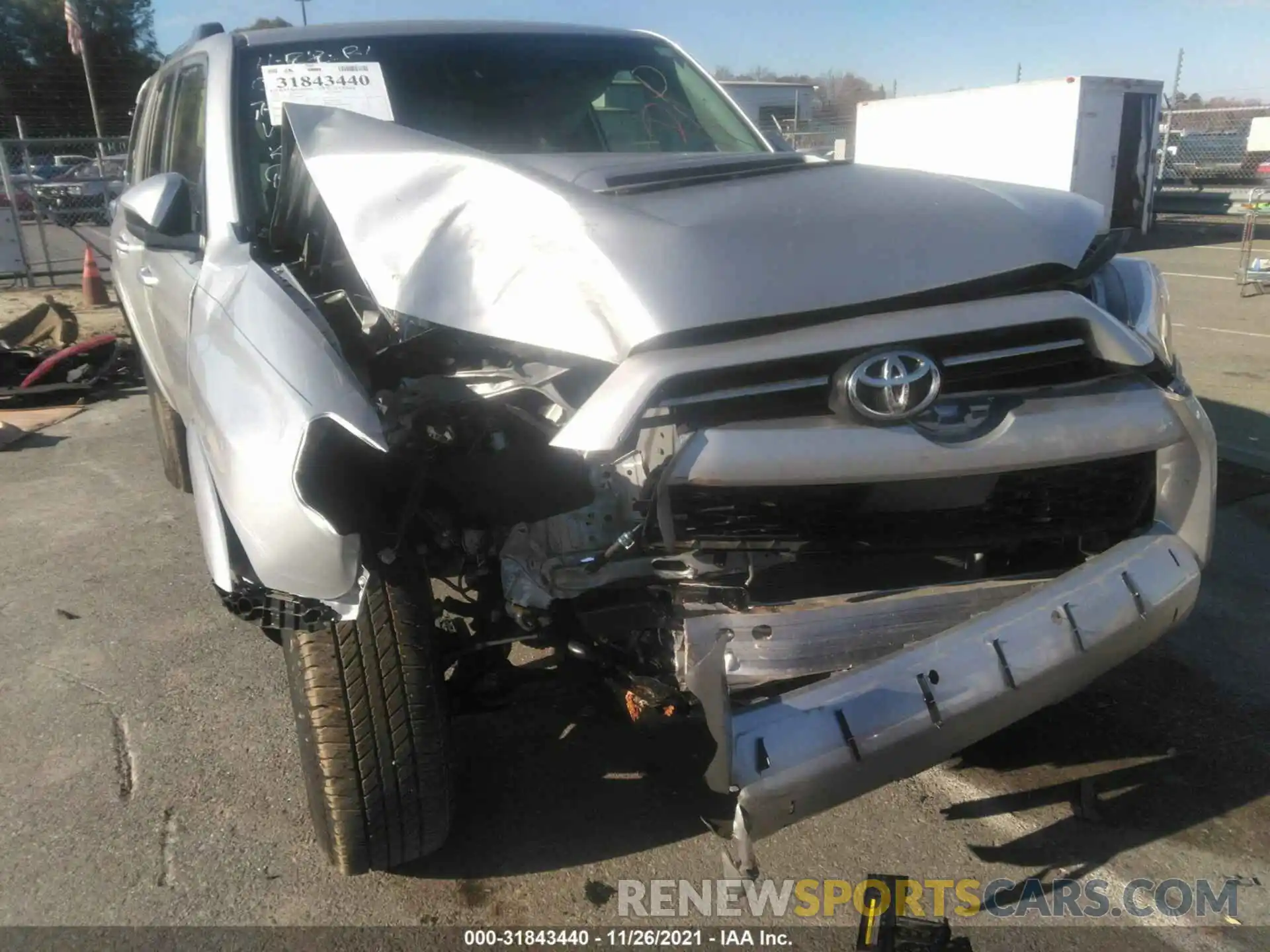 6 Photograph of a damaged car JTEPU5JR4M5843359 TOYOTA 4RUNNER 2021