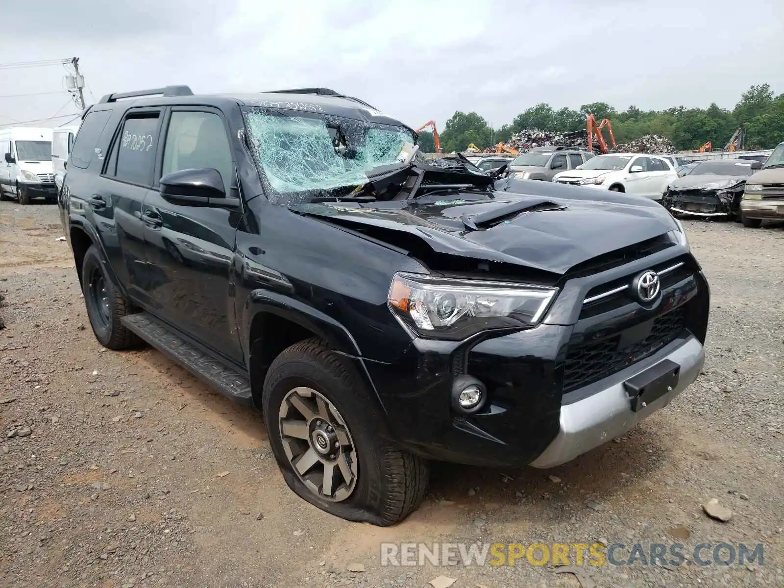 1 Photograph of a damaged car JTEPU5JR4M5920070 TOYOTA 4RUNNER 2021