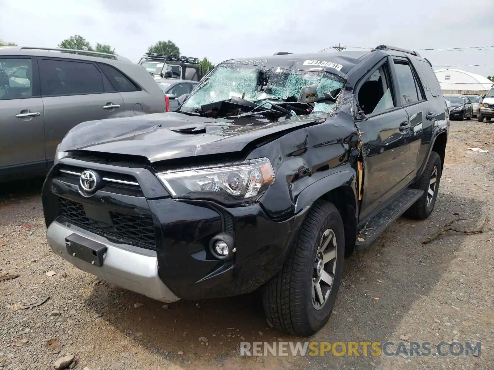 2 Photograph of a damaged car JTEPU5JR4M5920070 TOYOTA 4RUNNER 2021