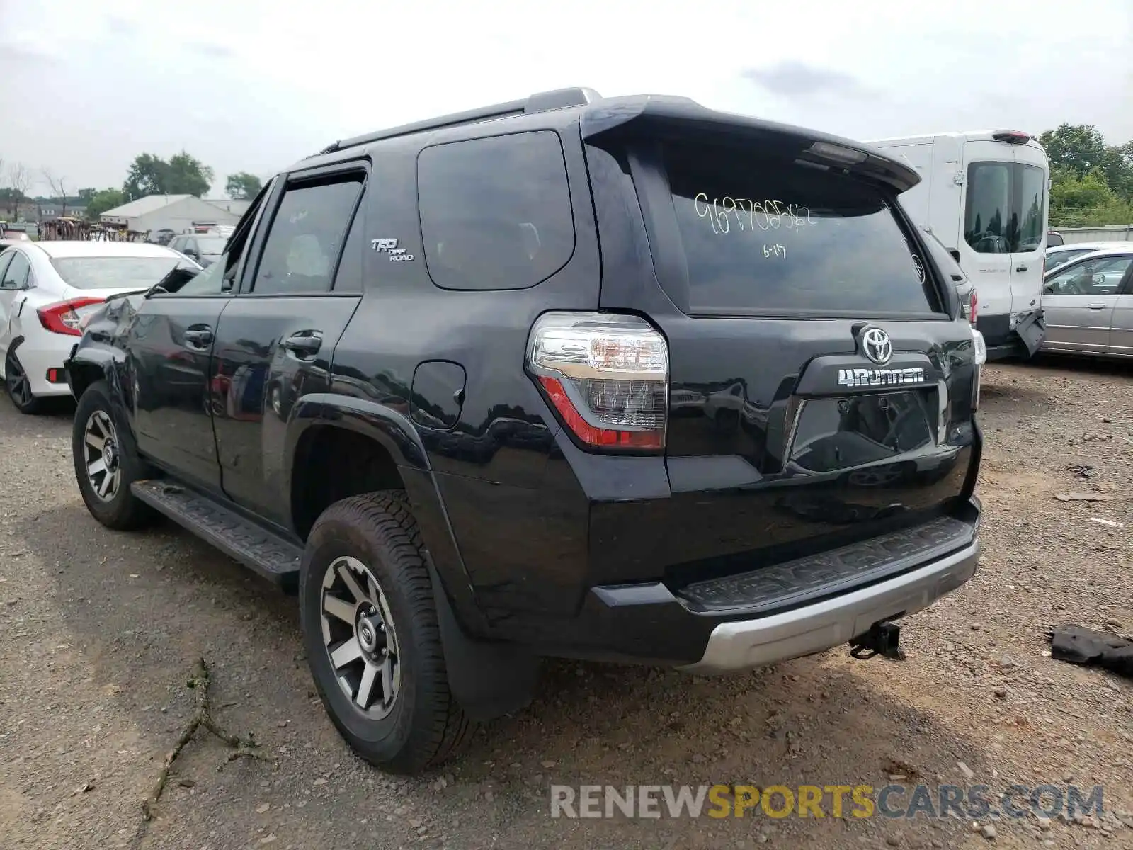 3 Фотография поврежденного автомобиля JTEPU5JR4M5920070 TOYOTA 4RUNNER 2021