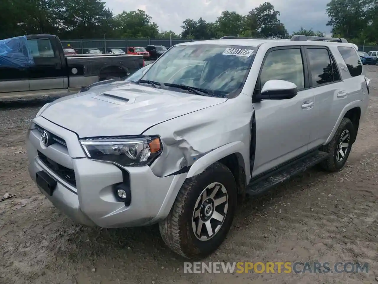 2 Photograph of a damaged car JTEPU5JR4M5932915 TOYOTA 4RUNNER 2021