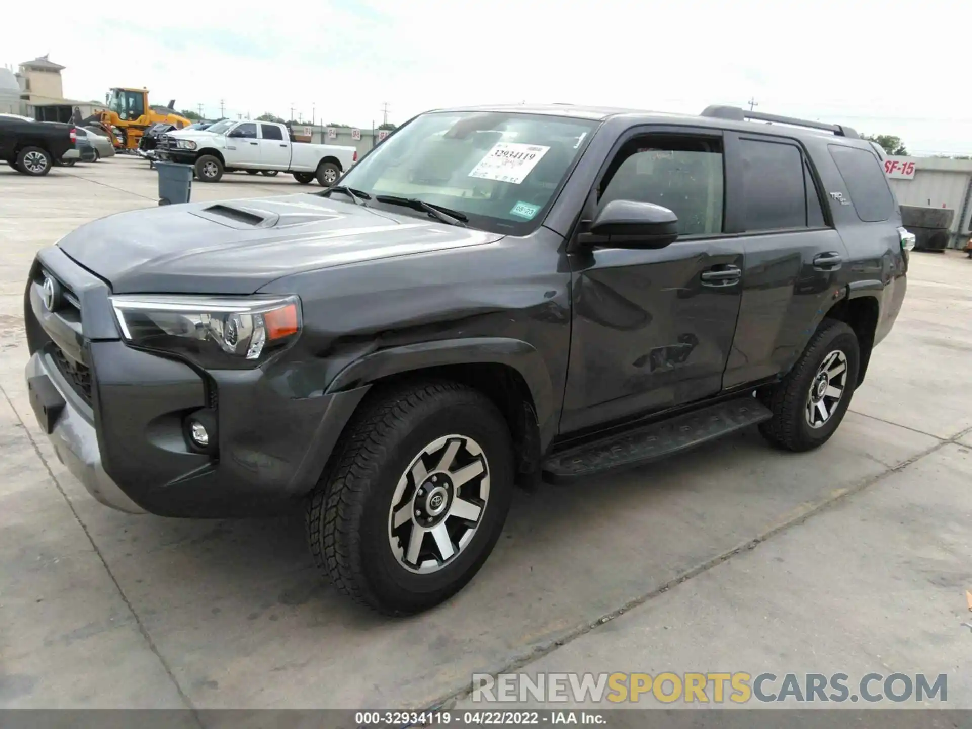 2 Photograph of a damaged car JTEPU5JR4M5939797 TOYOTA 4RUNNER 2021